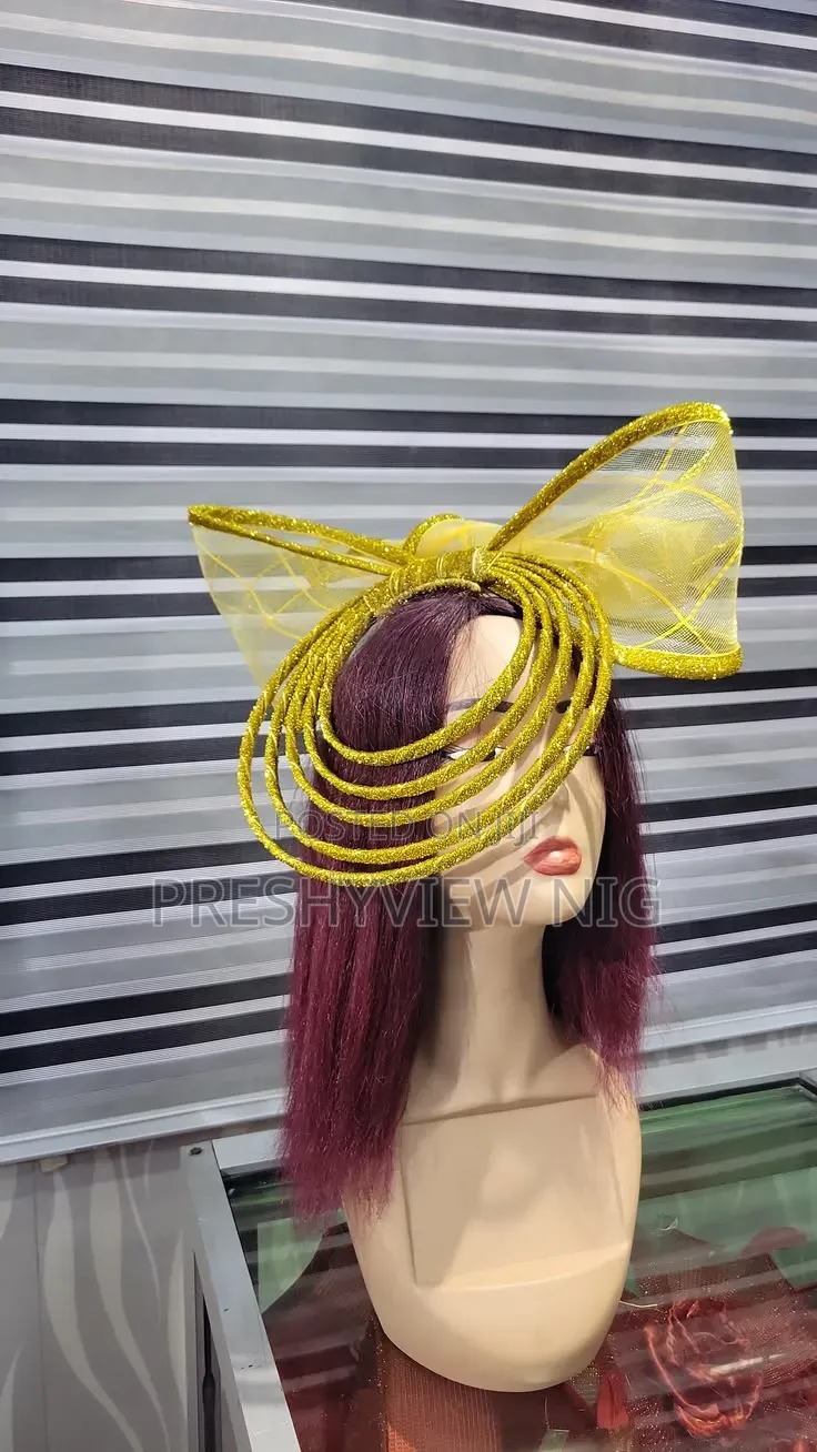 Yellow Ring Fascinator