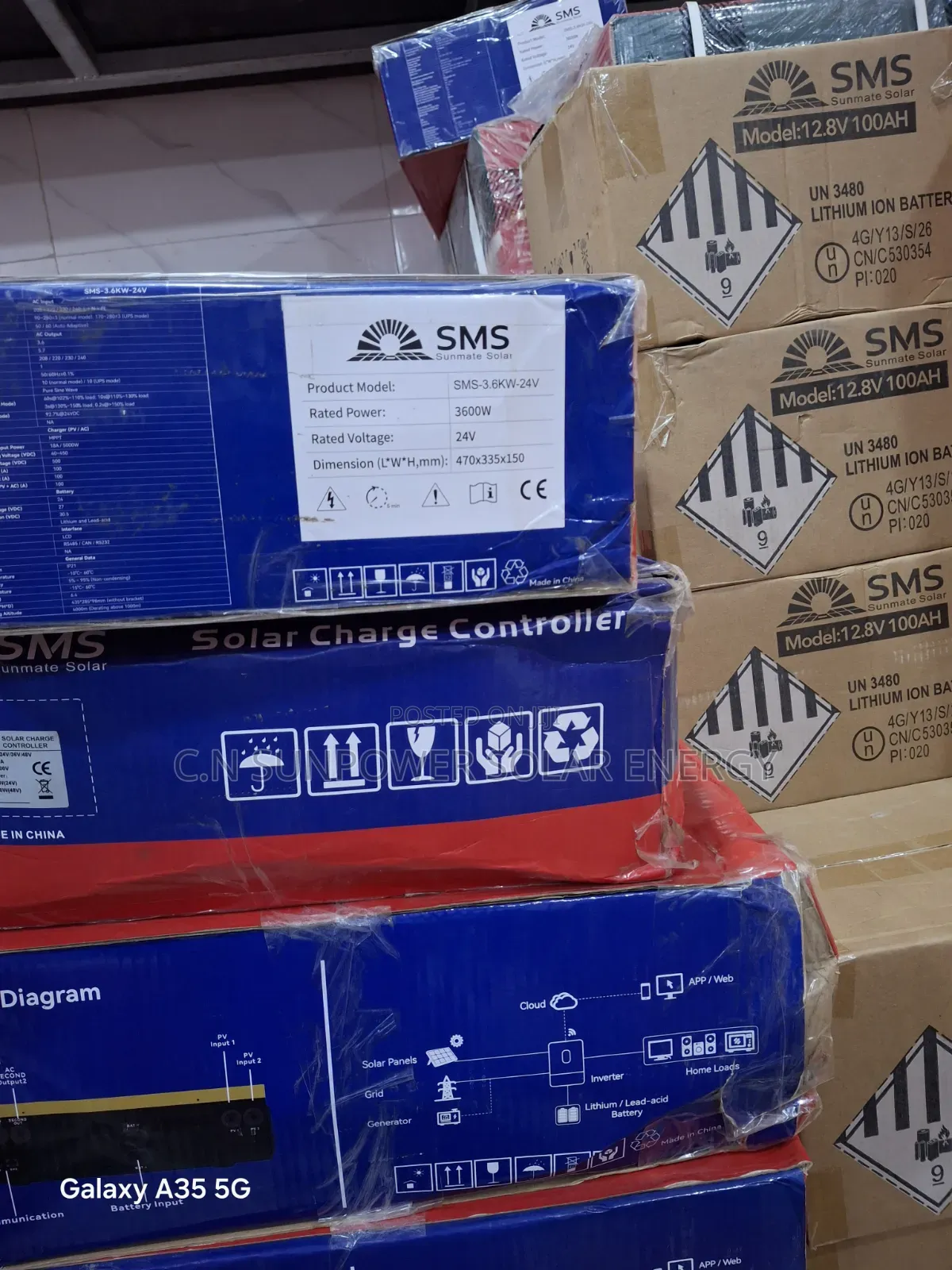 3.6kva/24v SMS Hybrid Solar Inverter