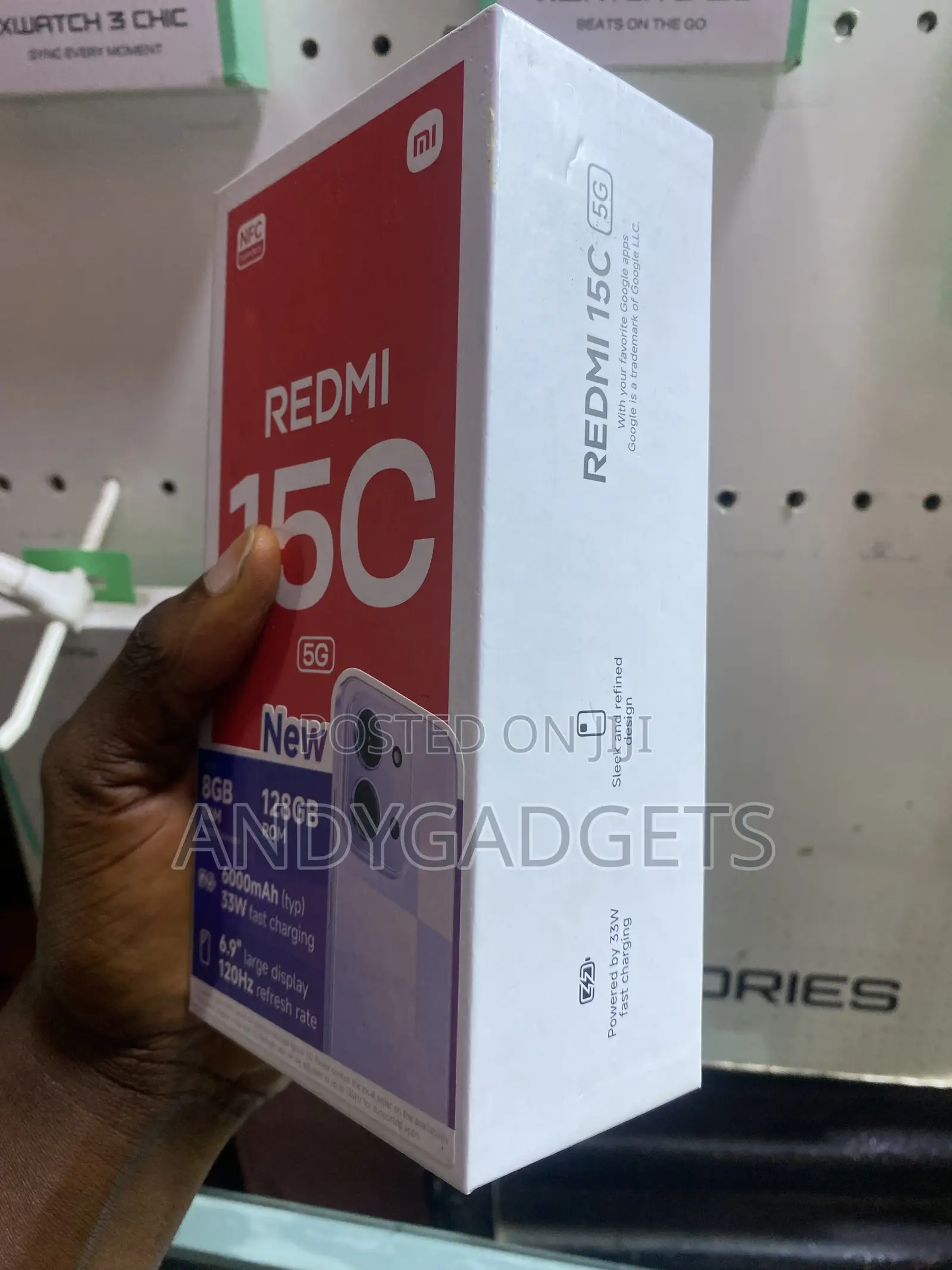 New Xiaomi Redmi 15C 128 GB Black