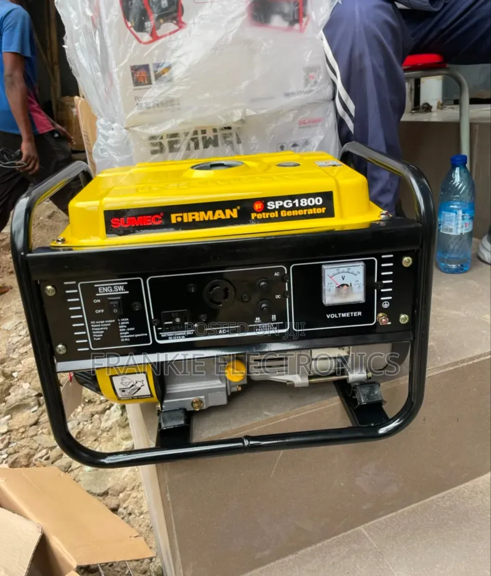 SUMEC FIRMAN SPG1800 1KVA Petrol Generator – 100% Copper Coil