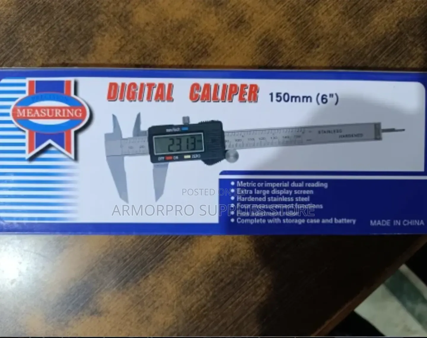 ABCY Digital Vernier Caliper (200mm / 8-Inch)