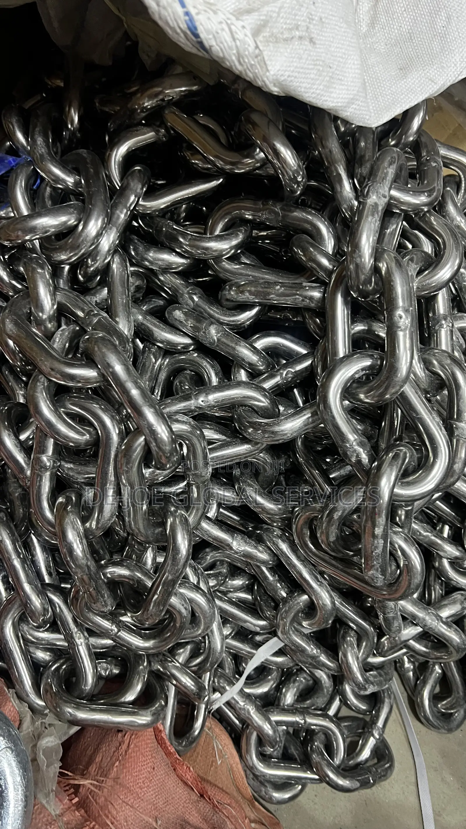 20mm Heavy-Duty Stainless-Steel Marine Chain