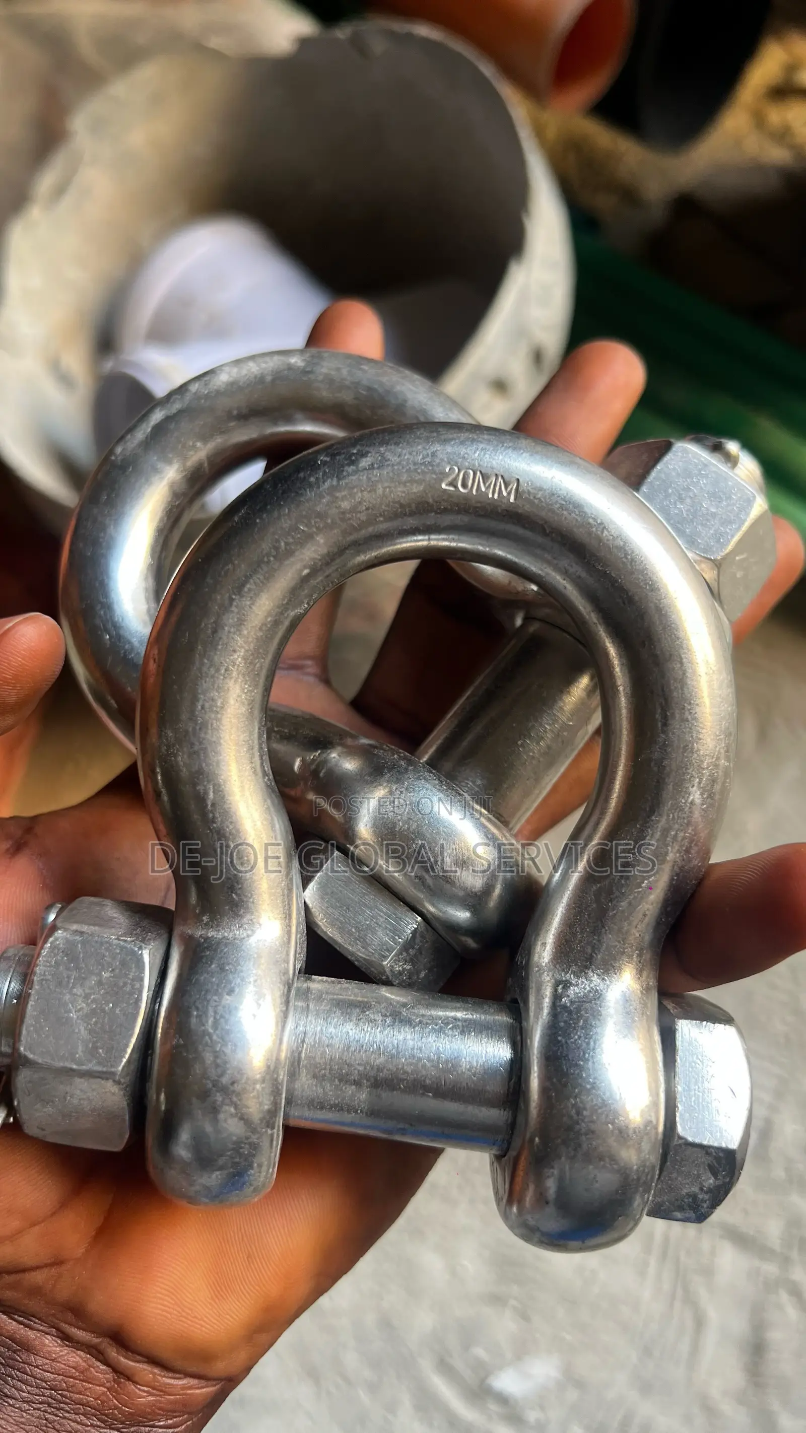 20mm Heavy-Duty Stainless-Steel Bow Shackle
