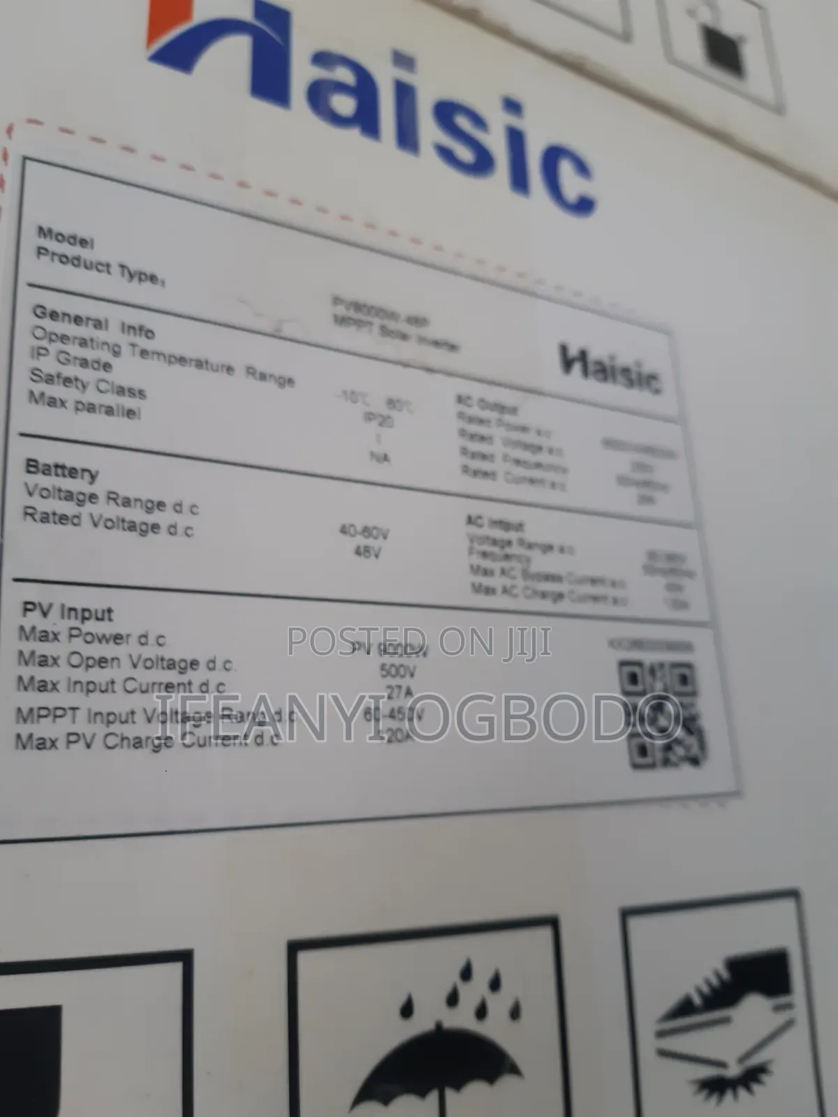 8kva 48v Hybrid Haisic