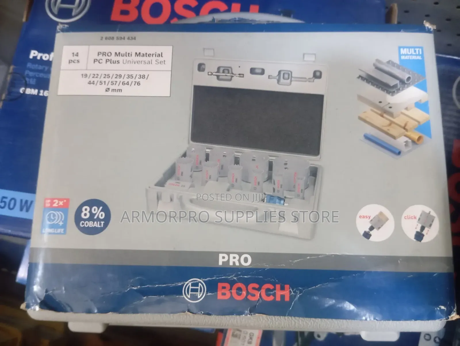 Bosch PRO Multi Material PC Plus Universal Hole Saw Set (14 Piece)