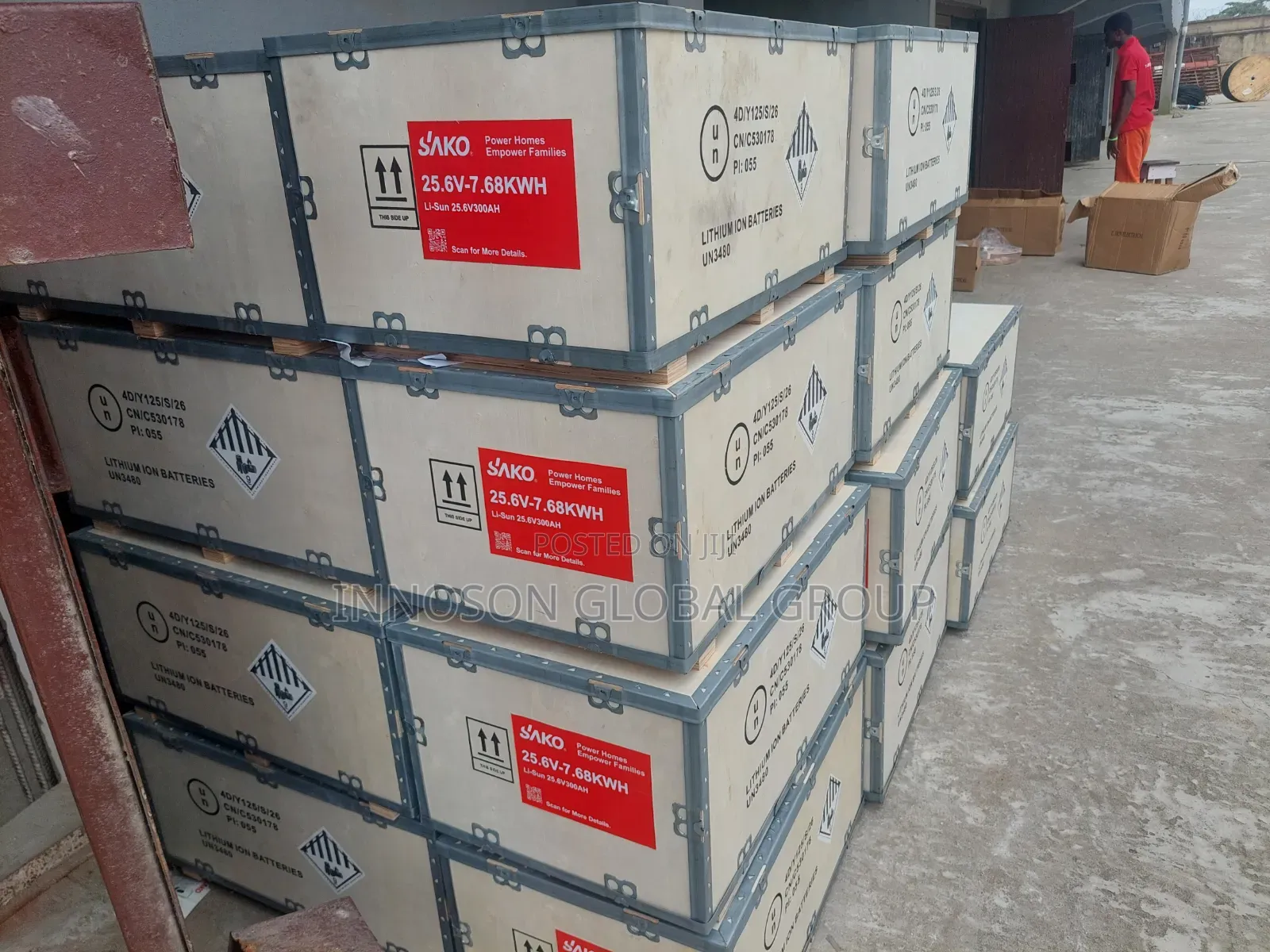 7.6kwh 24v Sako Lithium Ion Battery