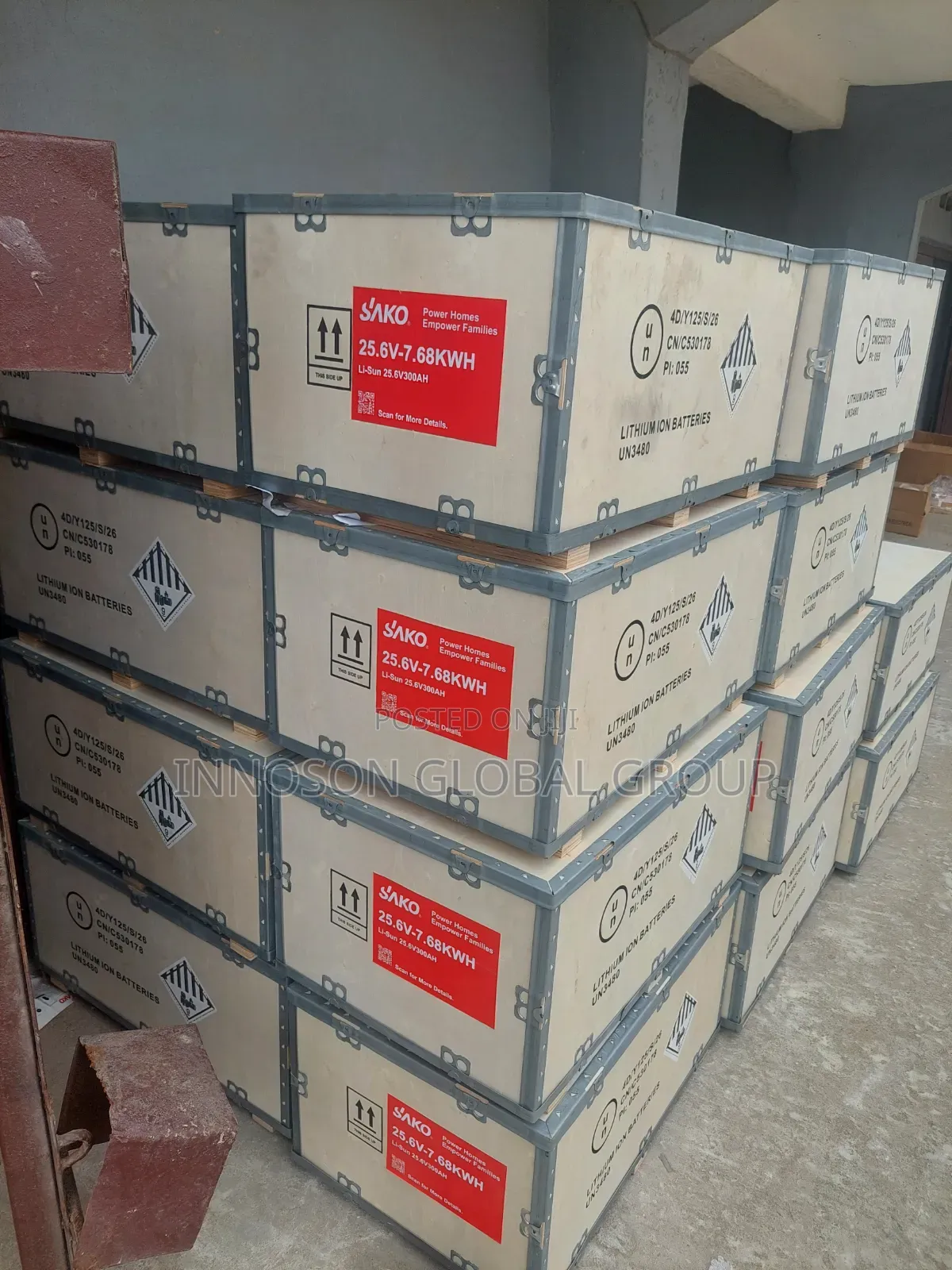 7.6kwh 24v Sako Lithium Ion Battery