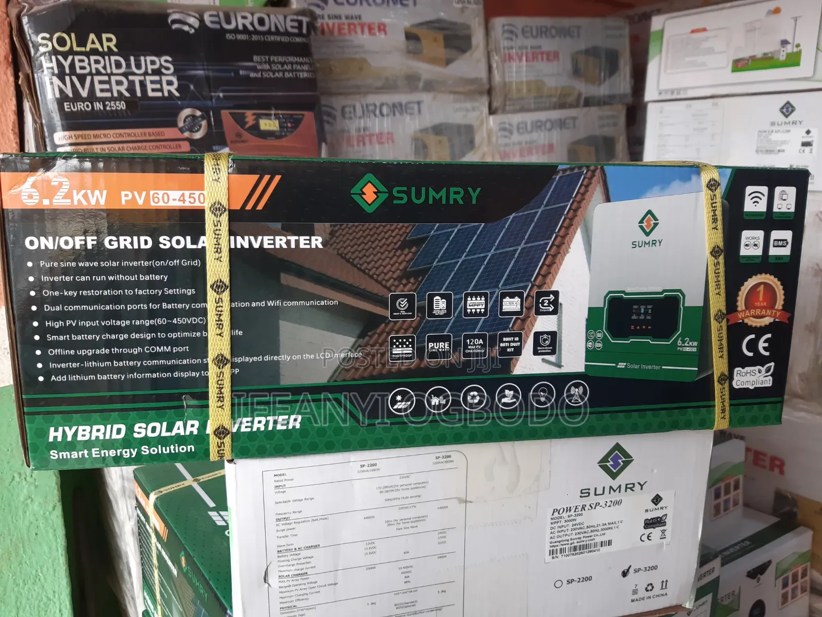 Sumary Solar Inverter 6.2kva 48v Hybrid