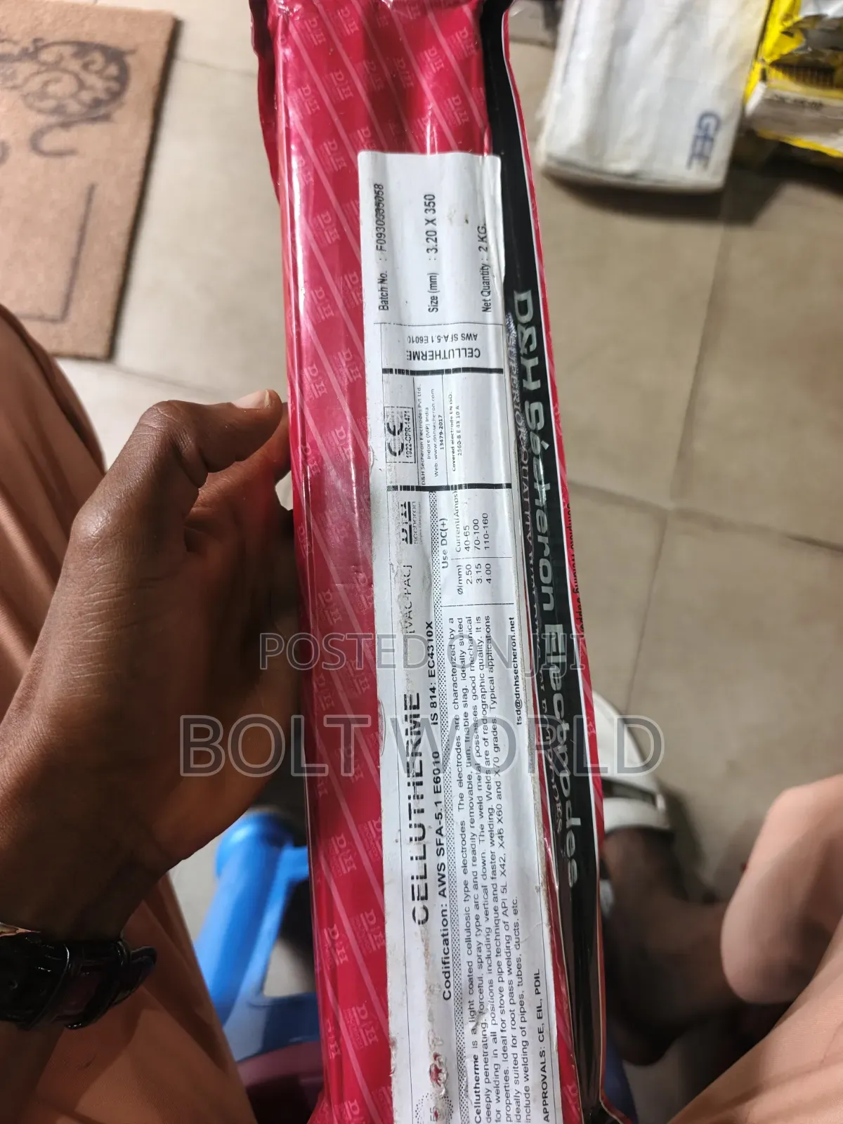 Cellutherme Aws Sfa-5.1 E6010 Electrode