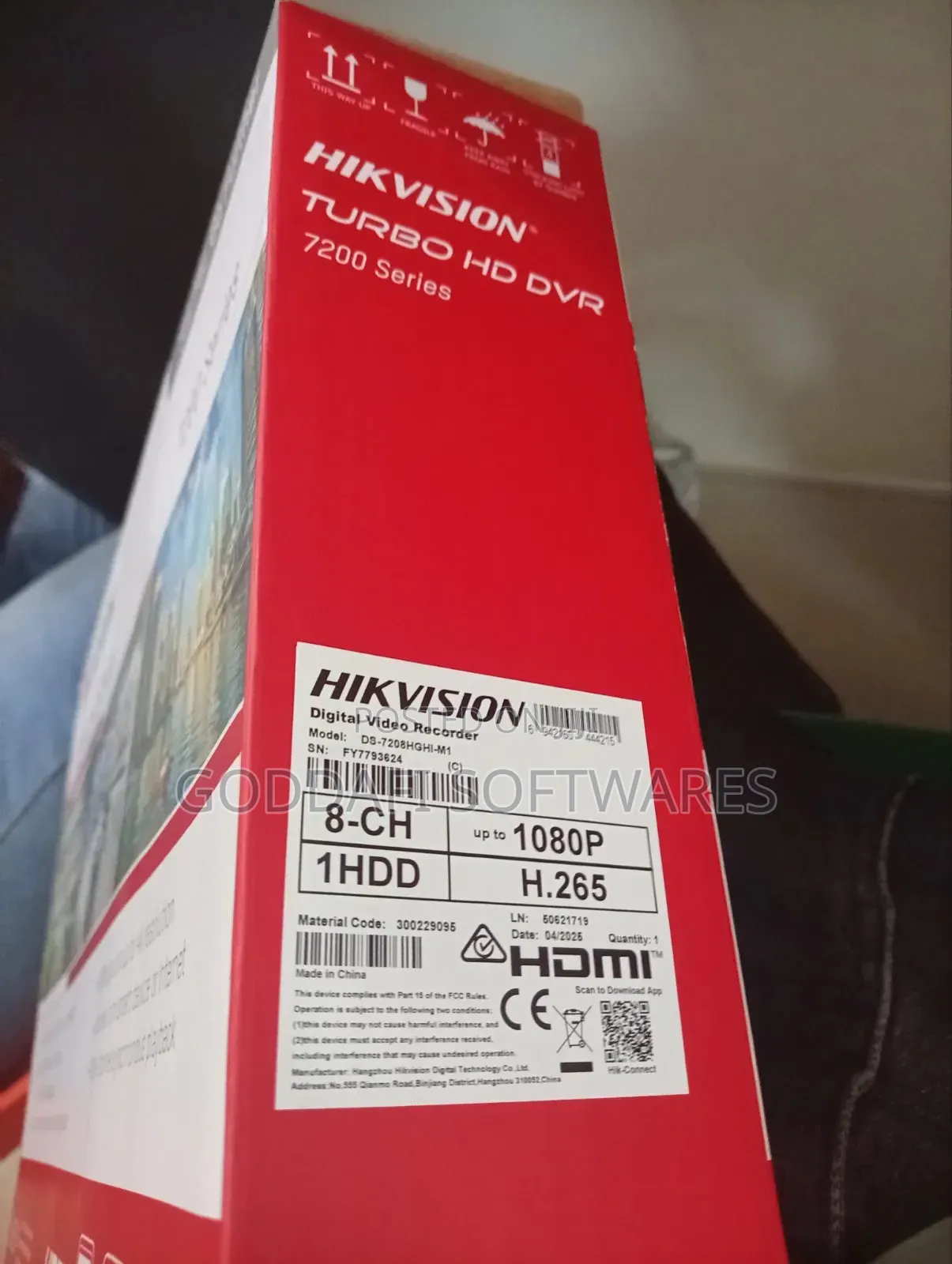HIKVISION 8-Channel Turbo HD DVR DS-7208HGHI-M1 | Goddafi Stores