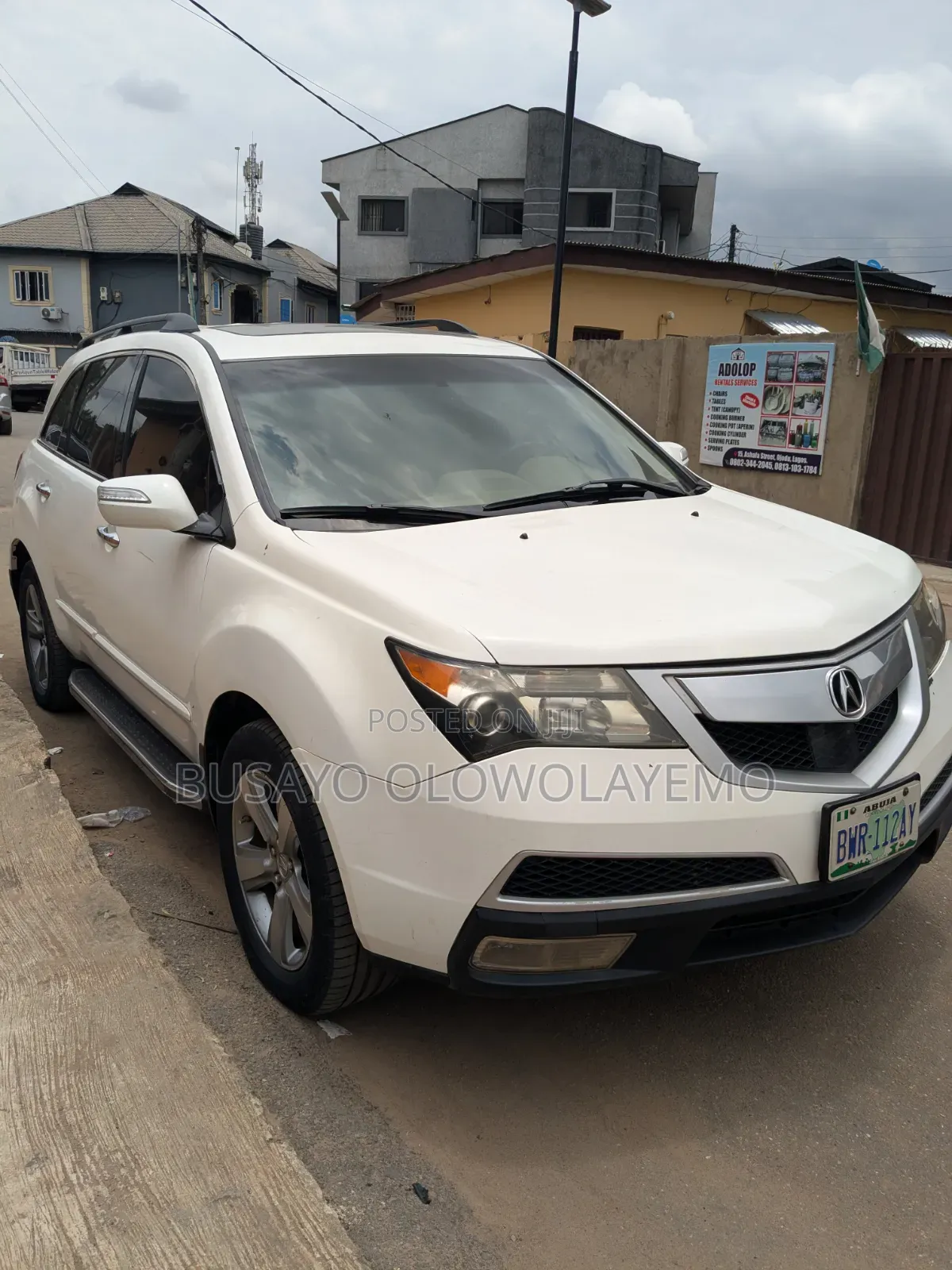 Acura MDX Technology Package SUV AWD (3.7L 6cyl 6A) 2011 White