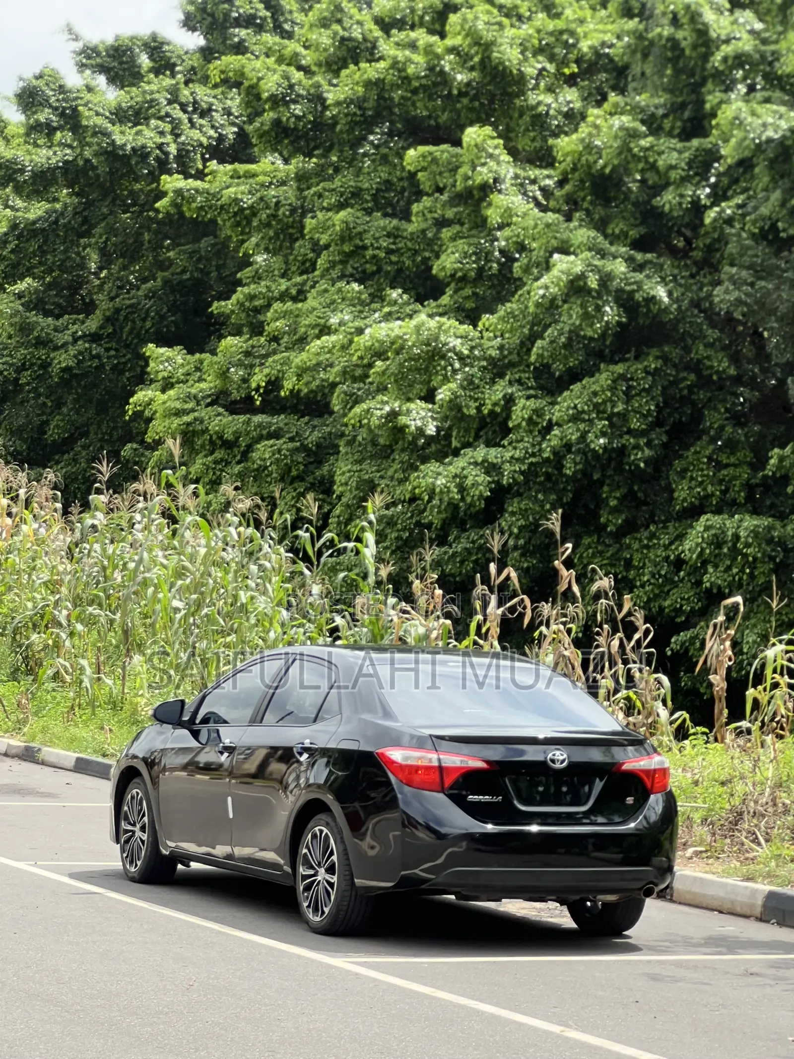 Toyota Corolla S 4dr Sedan (1.8L 4cyl CVT) 2015 Black