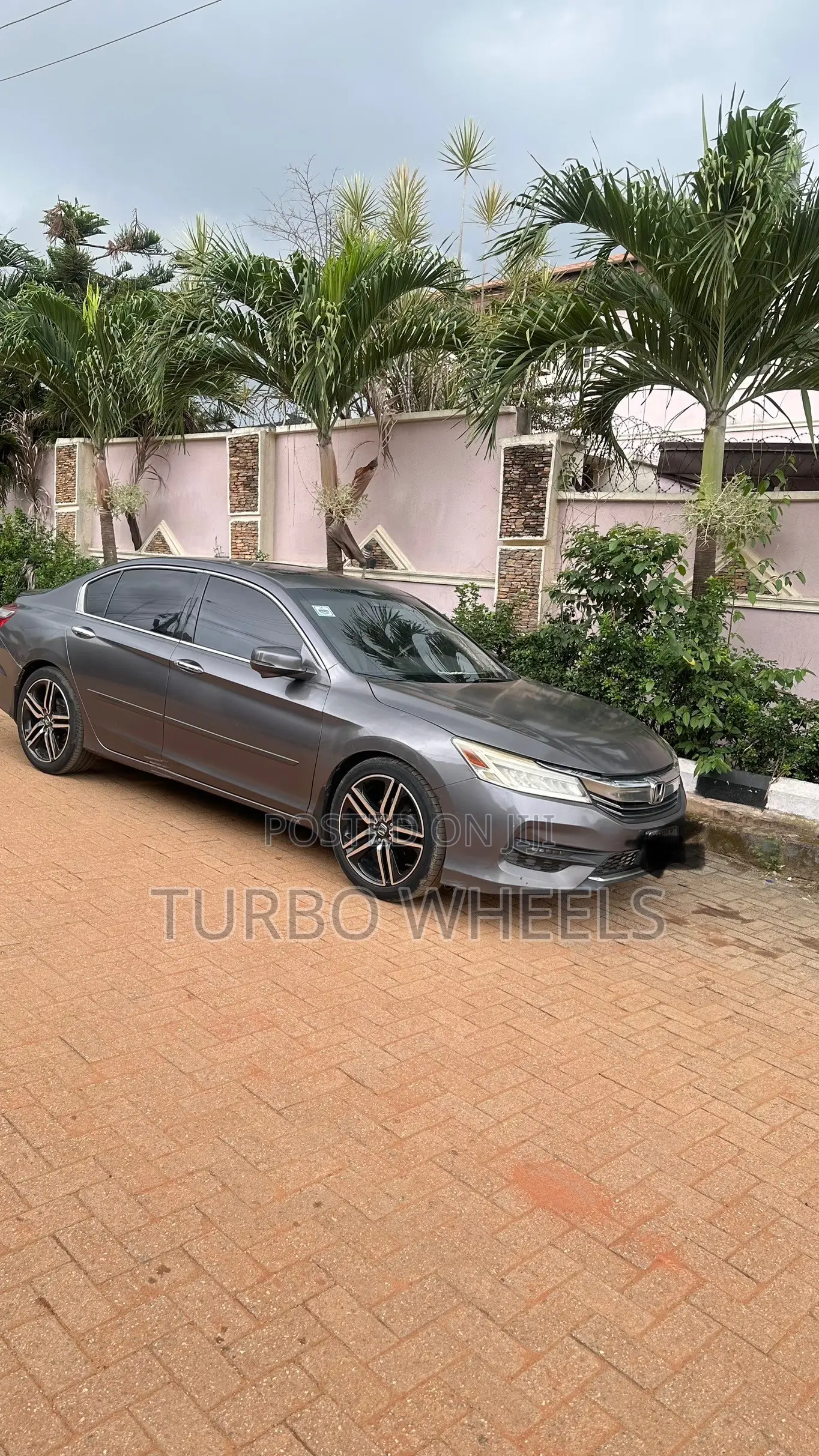 Honda Accord EX-L V-6 4dr Sedan w/Navigation (3.5L 6cyl 6A) 2014 Gray