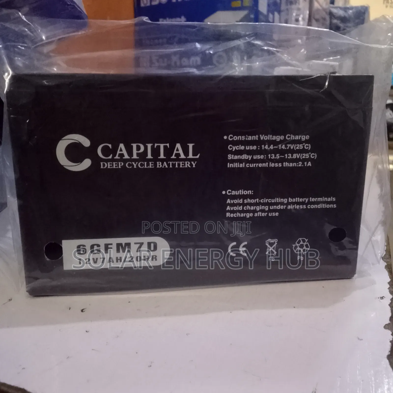 7ah/12v Capital Deep Circle Battery