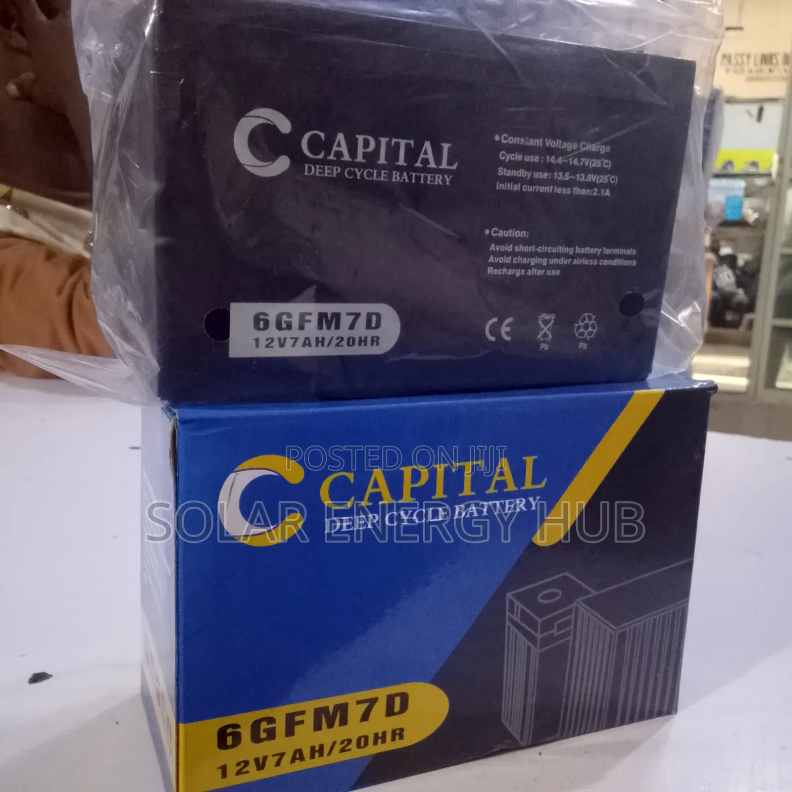 7ah/12v Capital Deep Circle Battery