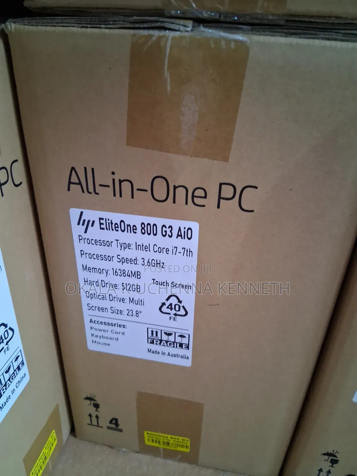 New HP EliteDesk 800 G3 16GB Intel Core i7 HDD+SSD 512GB