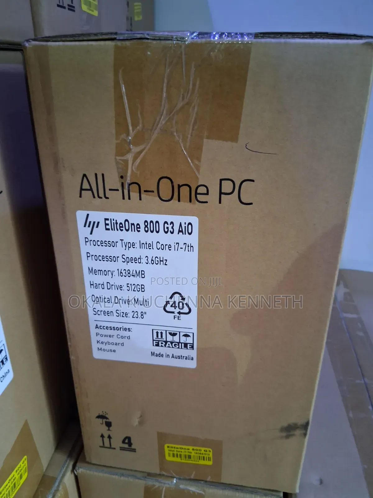 New HP EliteDesk 800 G3 16GB Intel Core i7 HDD+SSD 512GB