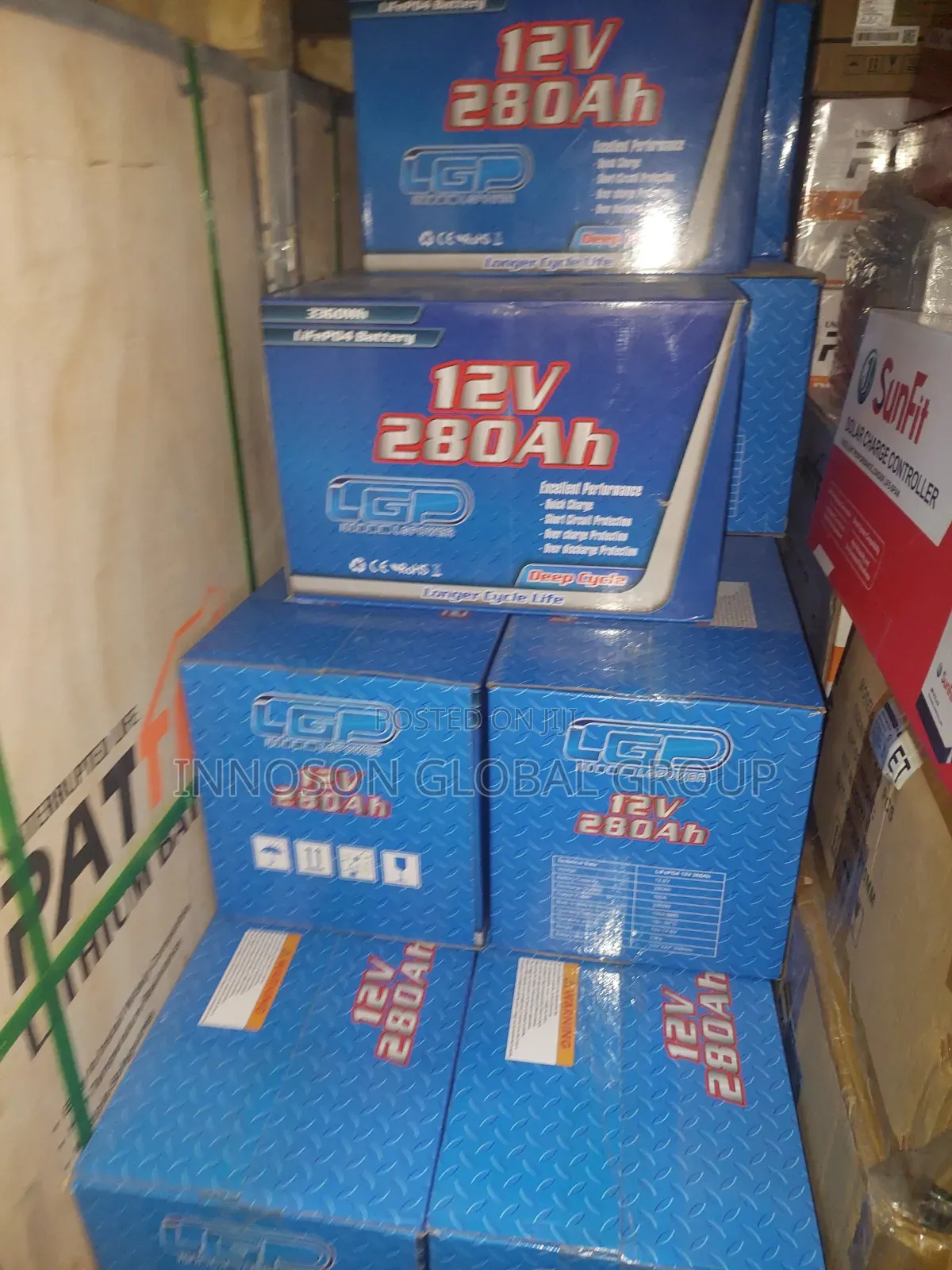 280Ah 12v LGP Lithium Ion Battery