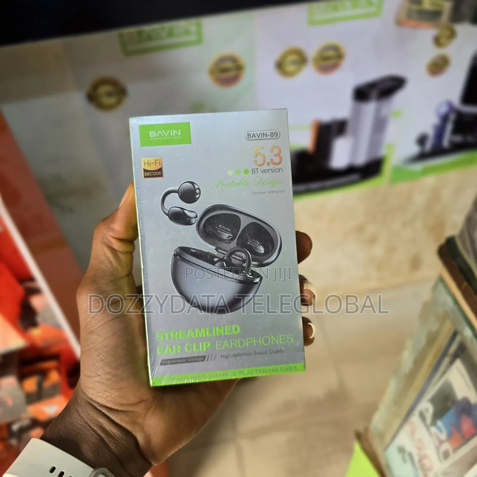 BAVIN-89 Streamlined Ear Clip Earphones