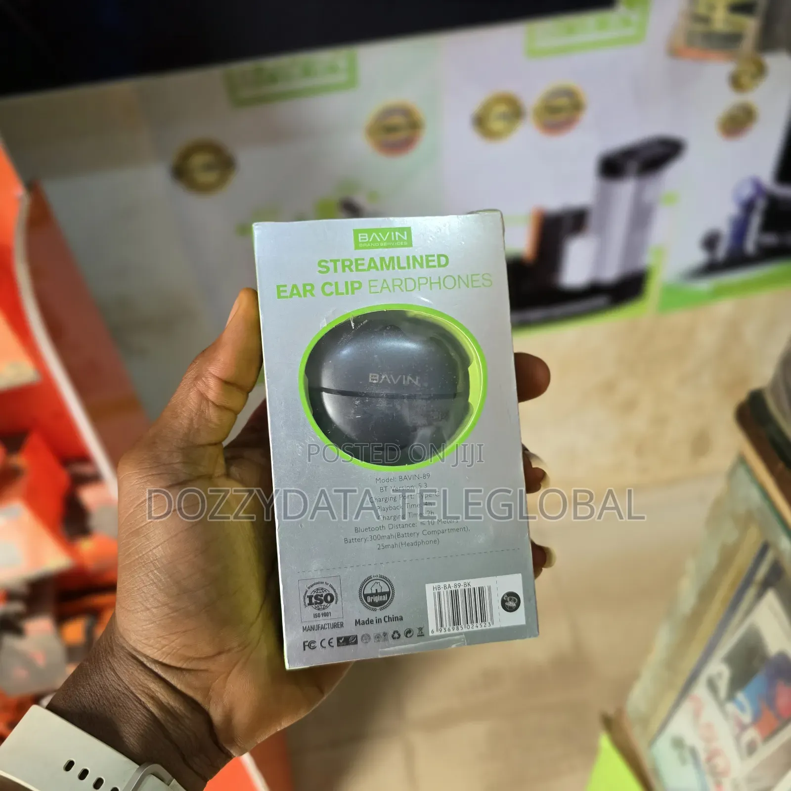 BAVIN-89 Streamlined Ear Clip Earphones