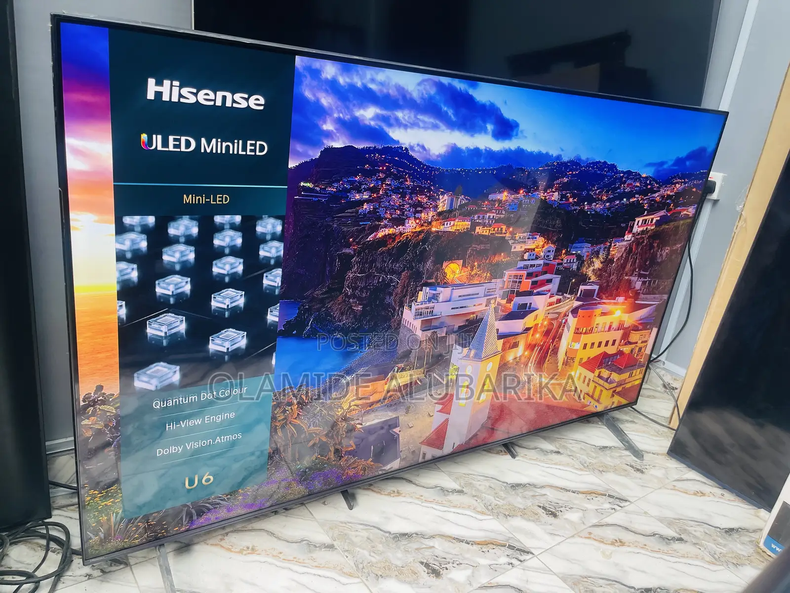 Hisense Uled 75” Quantum Dot Frameless 2025 VIDAA Smart Ultra 4k TV