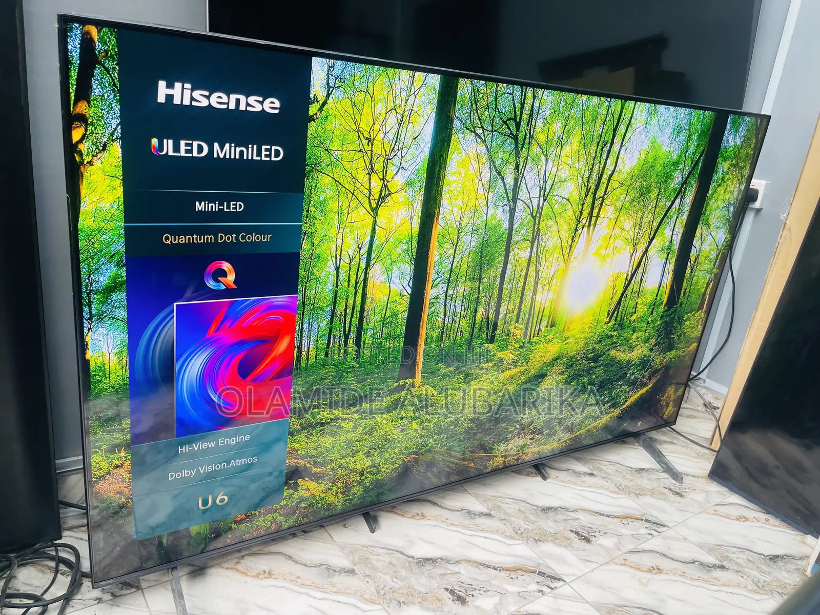 Hisense Uled 75” Quantum Dot Frameless 2025 VIDAA Smart Ultra 4k TV