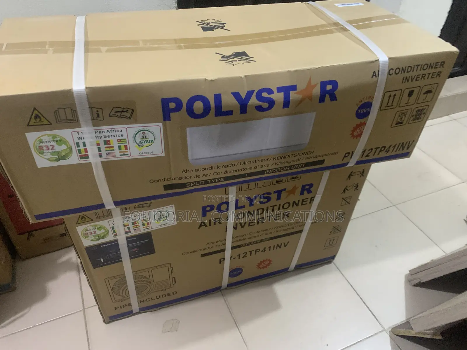 Polystar PV-12TP41INV 1.5HP Anti-Rust Inverter Air Conditioner