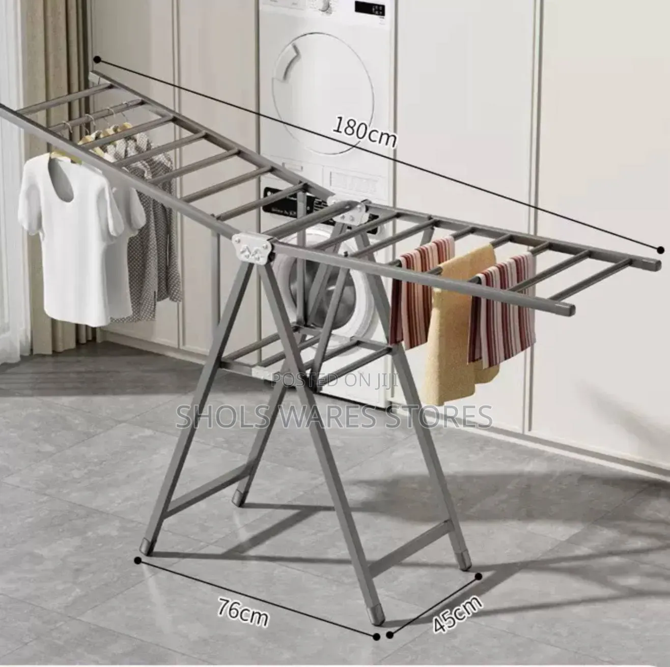Premium Foldable Clothes Drying Alloy Rack