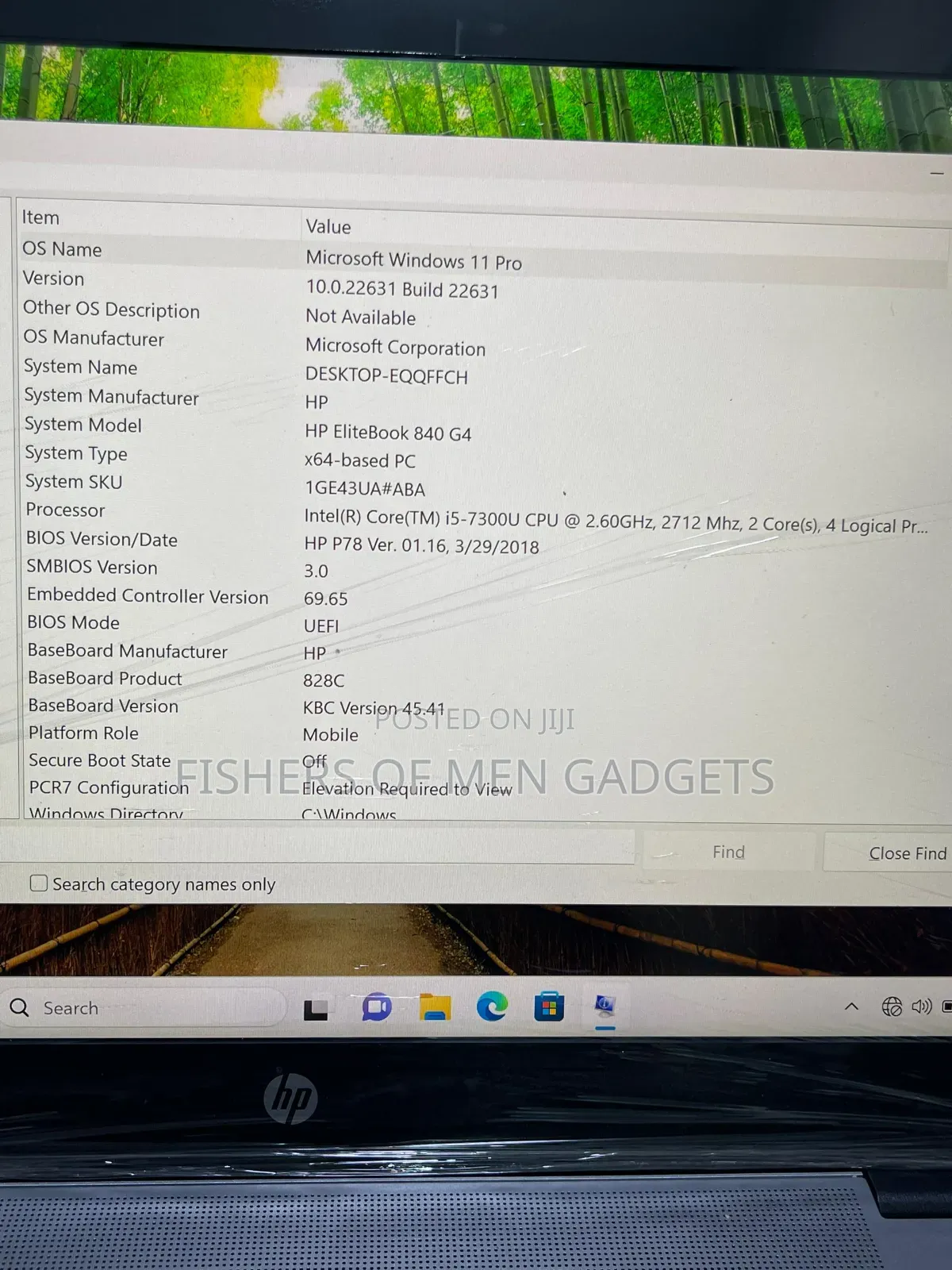 Laptop HP EliteBook 840 G4 8GB Intel Core i5 SSD 256GB
