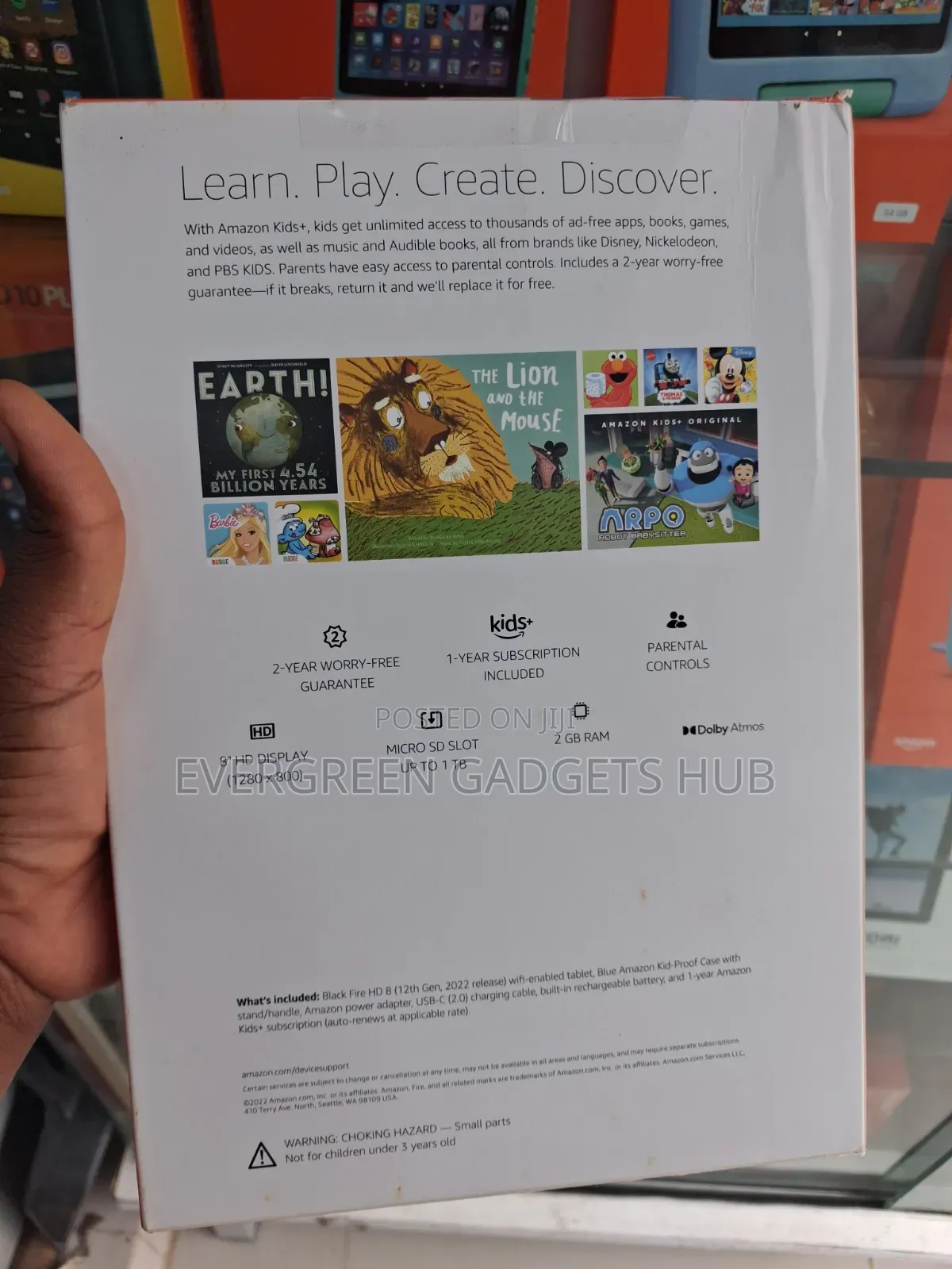 New Amazon Fire HD 8 64 GB Blue