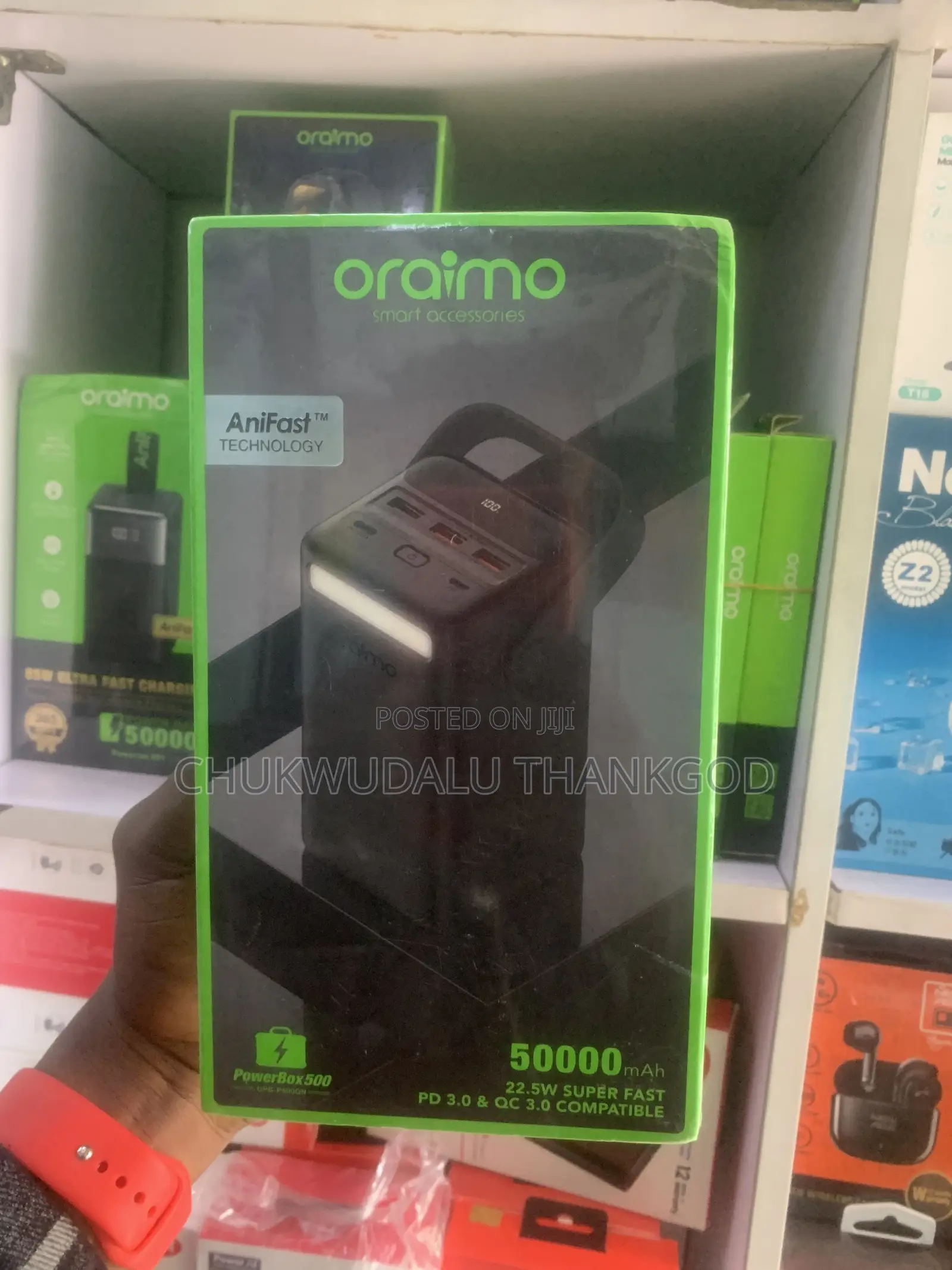 Oraimo 50000mAH Power Bank 85W Ultra Fast Charging,PowerJet 501