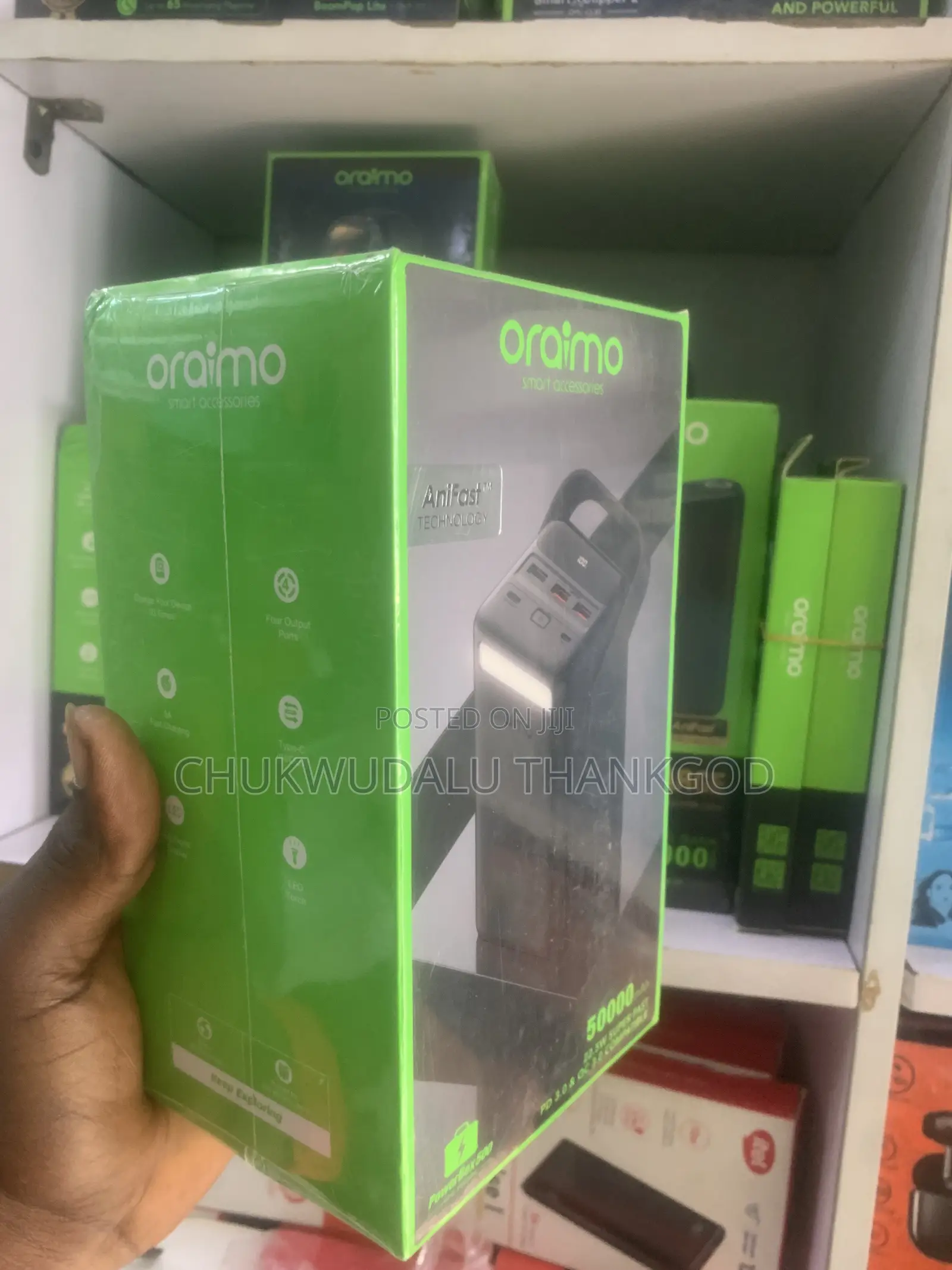 Oraimo 50000mAH Power Bank 85W Ultra Fast Charging,PowerJet 501