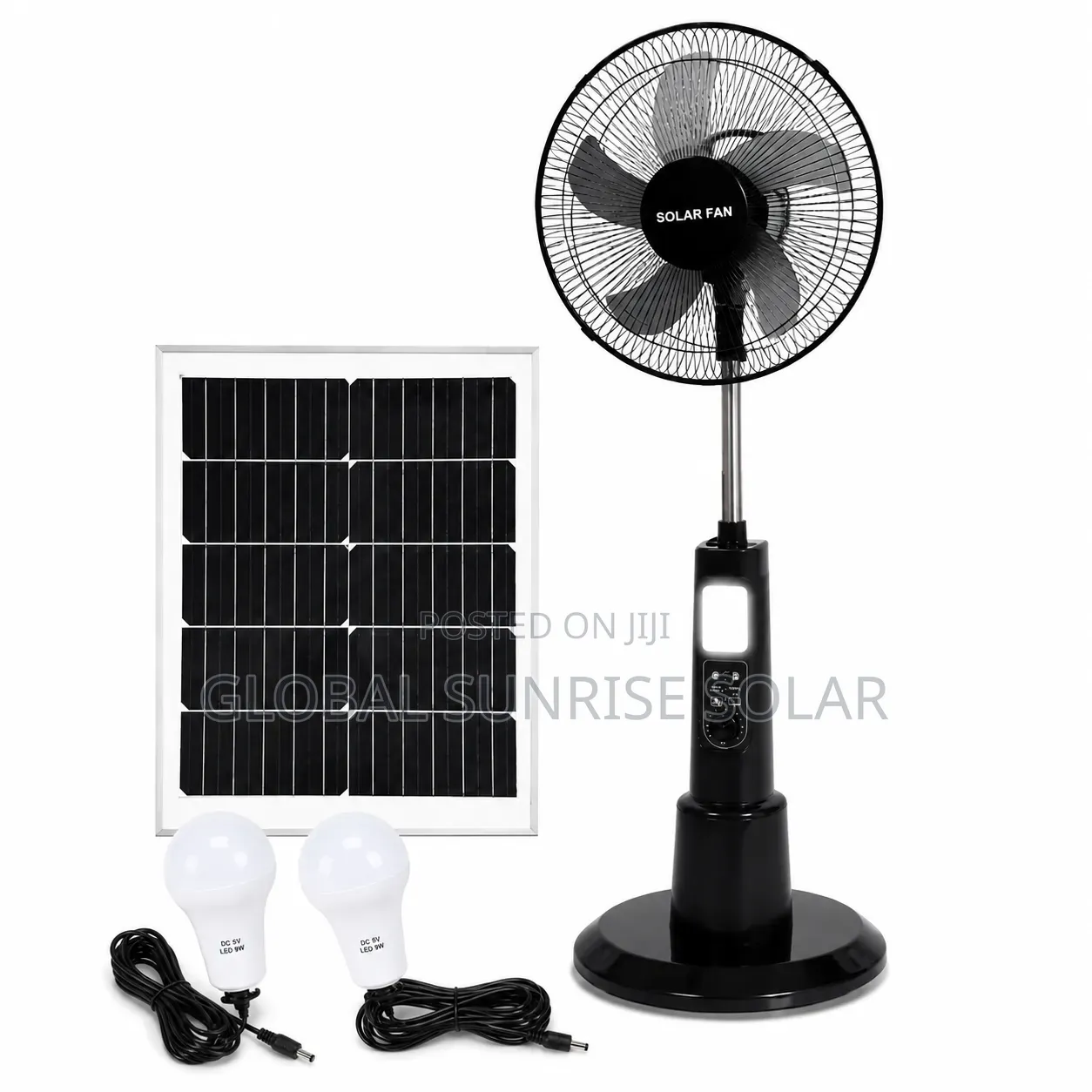 18 Inch Rechargeable Solar Fan