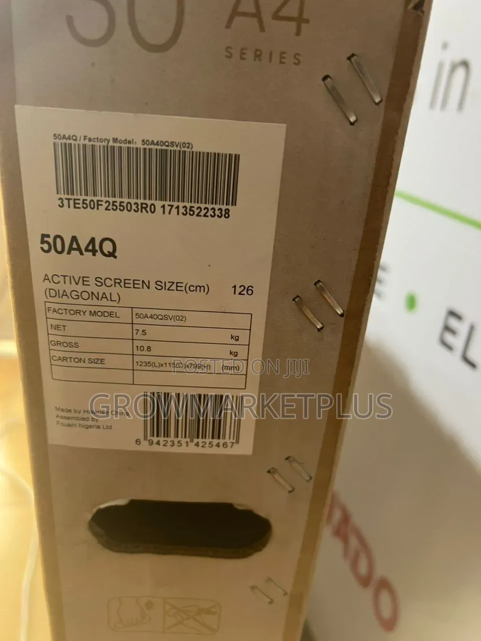 Hisense 50" SmartLED FullHD TV50A4Q – Free Wall BRKT