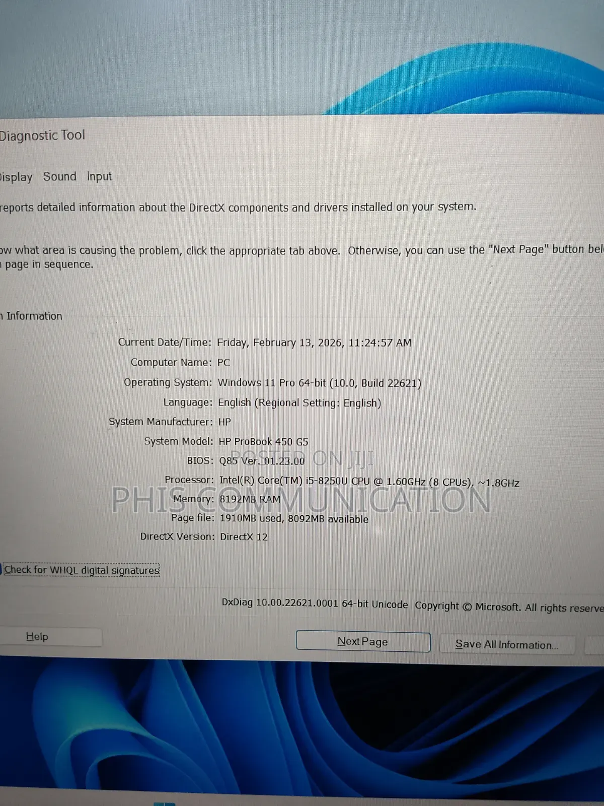 Laptop HP ProBook 440 G5 8GB Intel Core i5 SSD 256GB