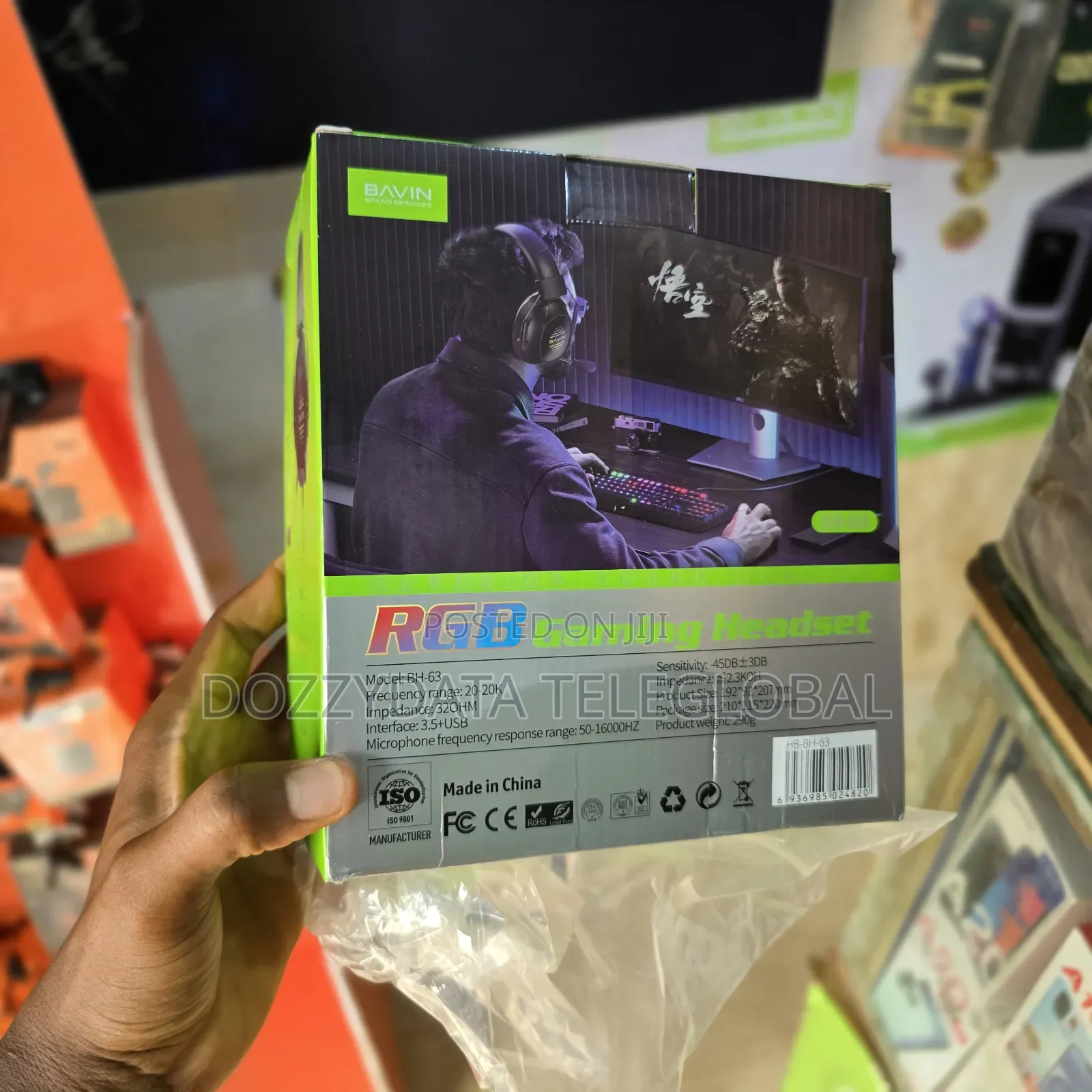 Bavin Bh-63 RGB Gaming Headset