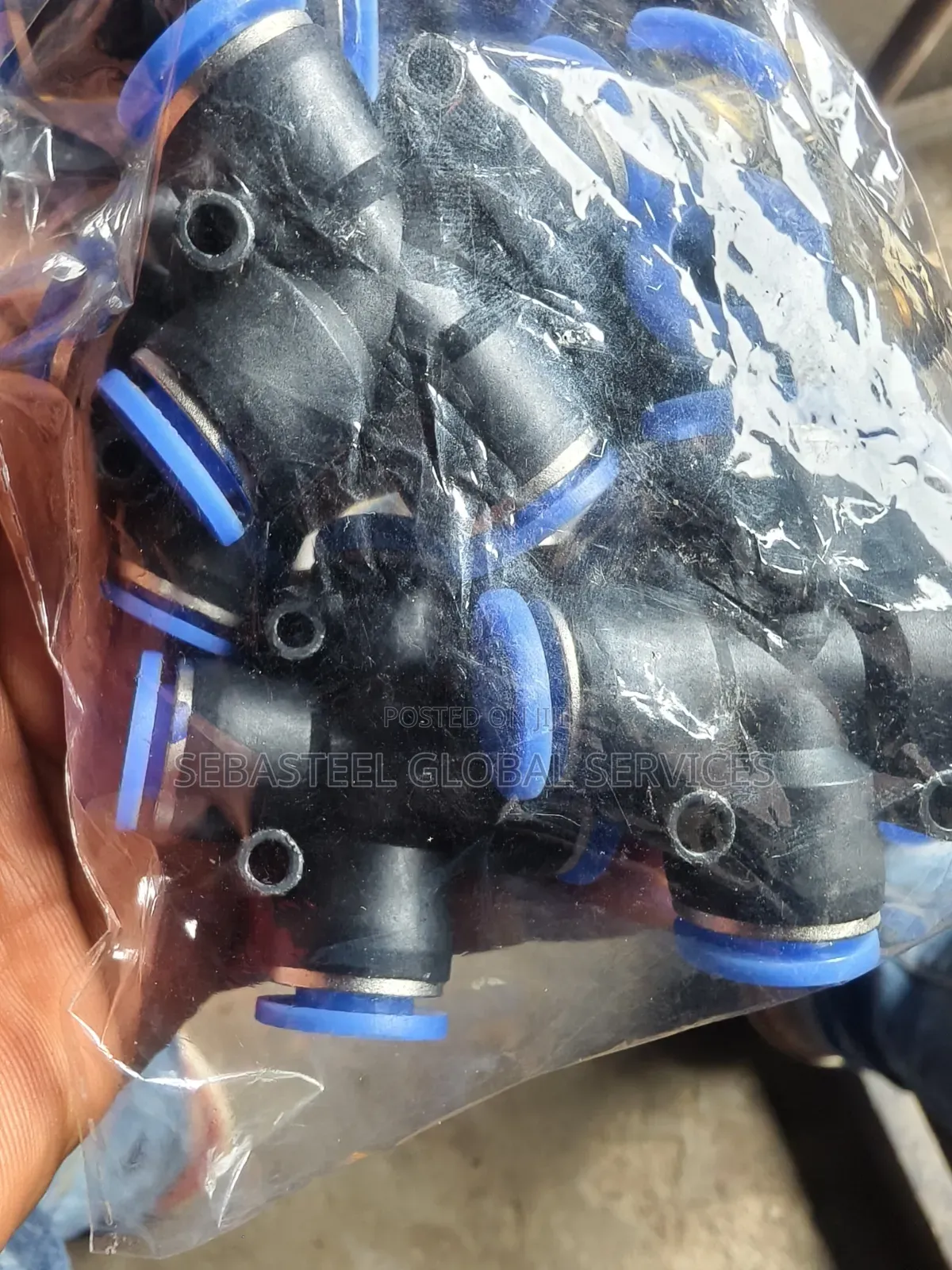 10mm Pneumatic Push-in Cross Tee