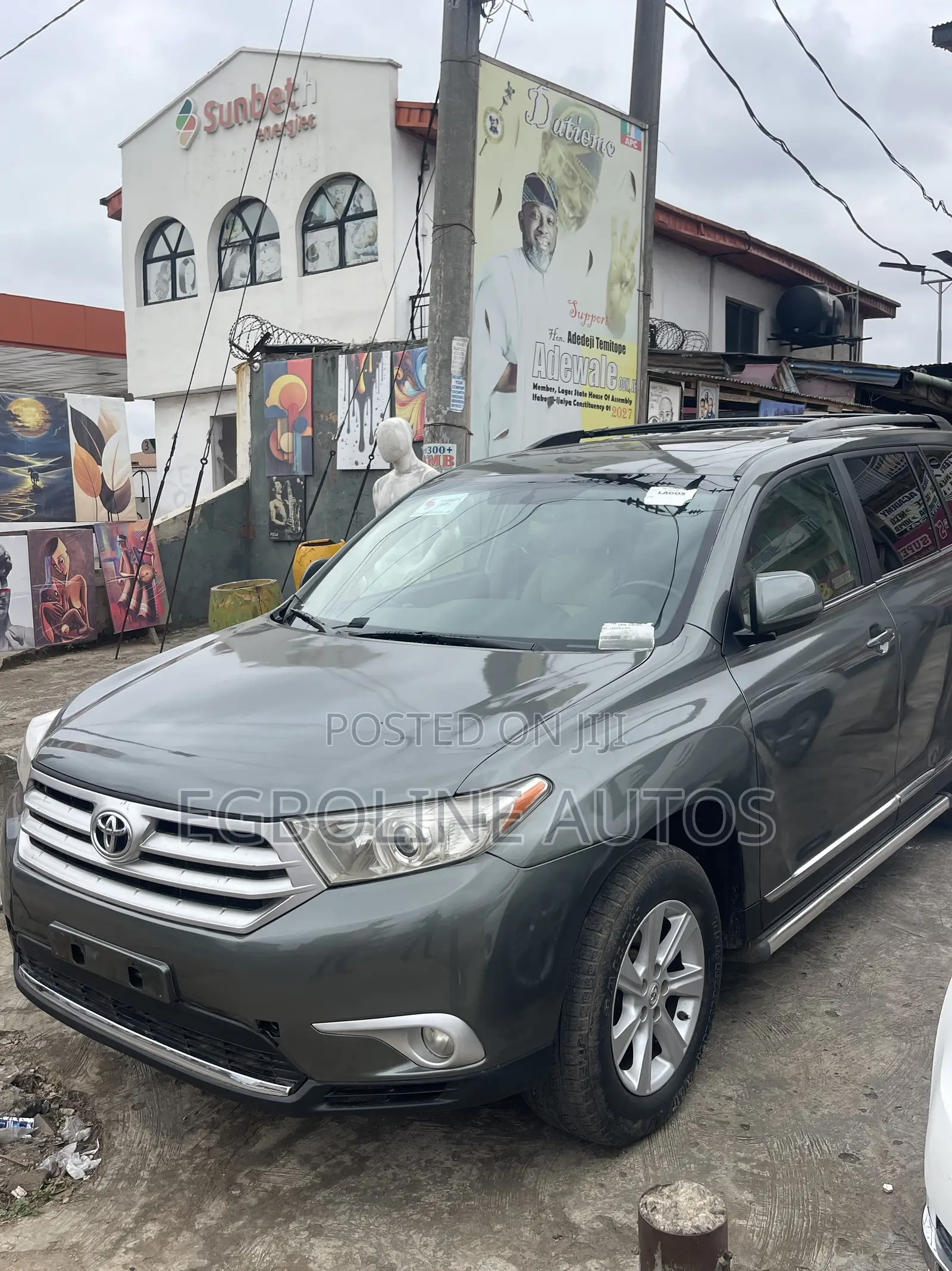 Toyota Highlander Limited 2012 Gray
