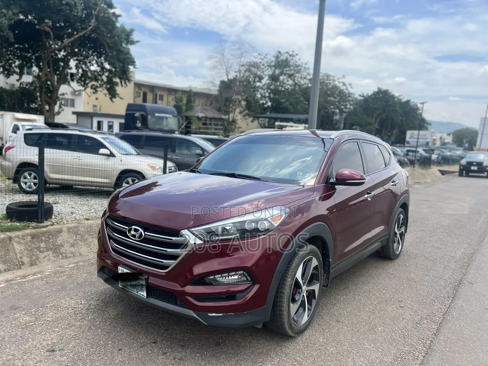 Hyundai Tucson Limited FWD 2016 Burgundy