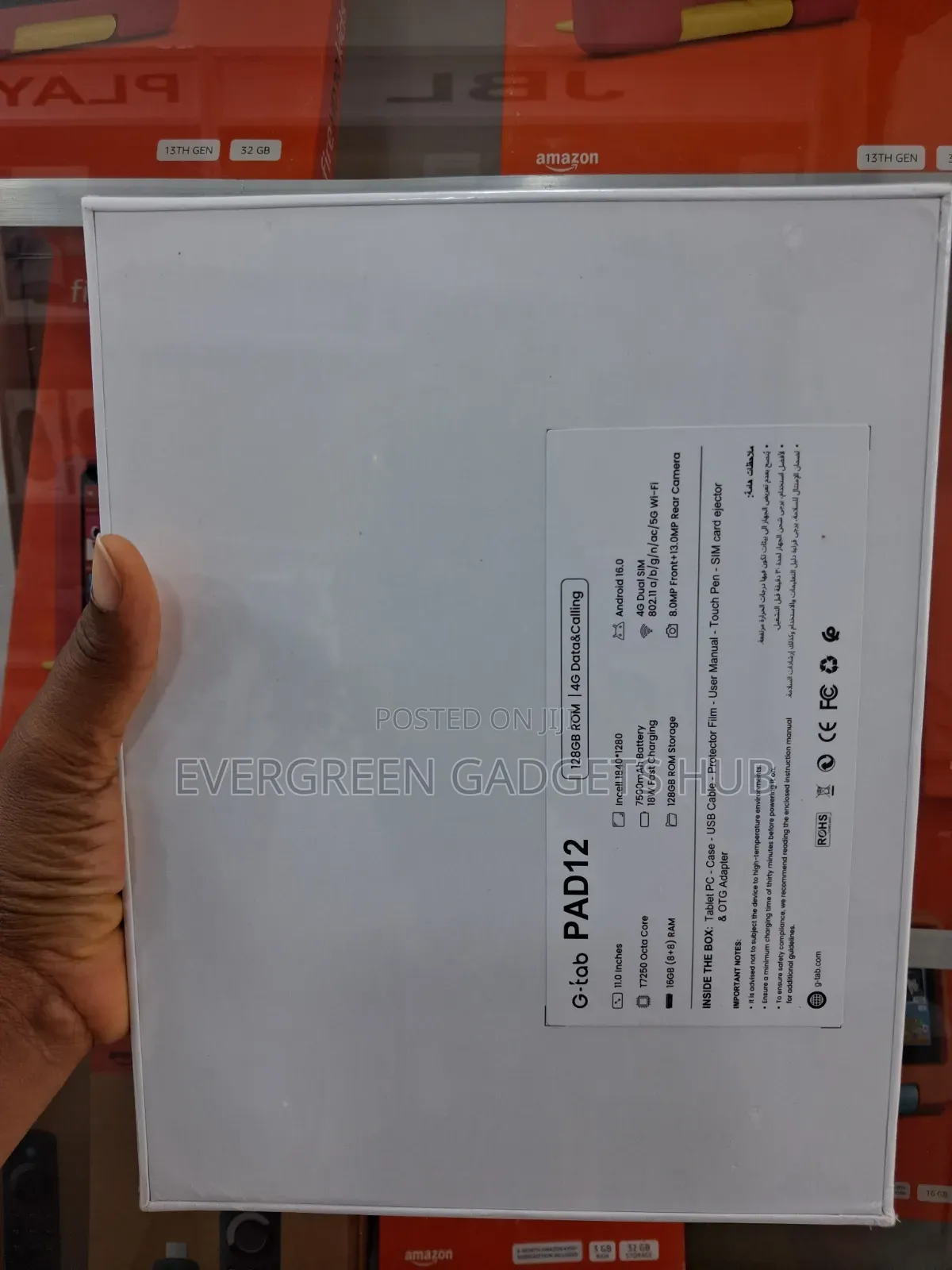 New G-Tab T12 128 GB Black