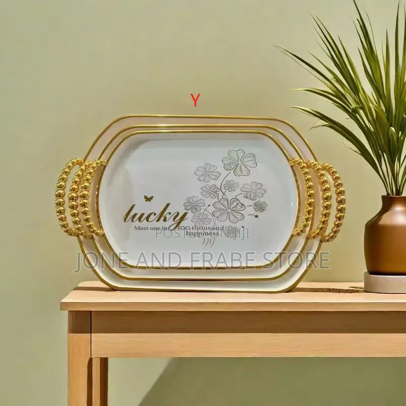 Fruit Tray 3 IN 1 Set With Printed Design