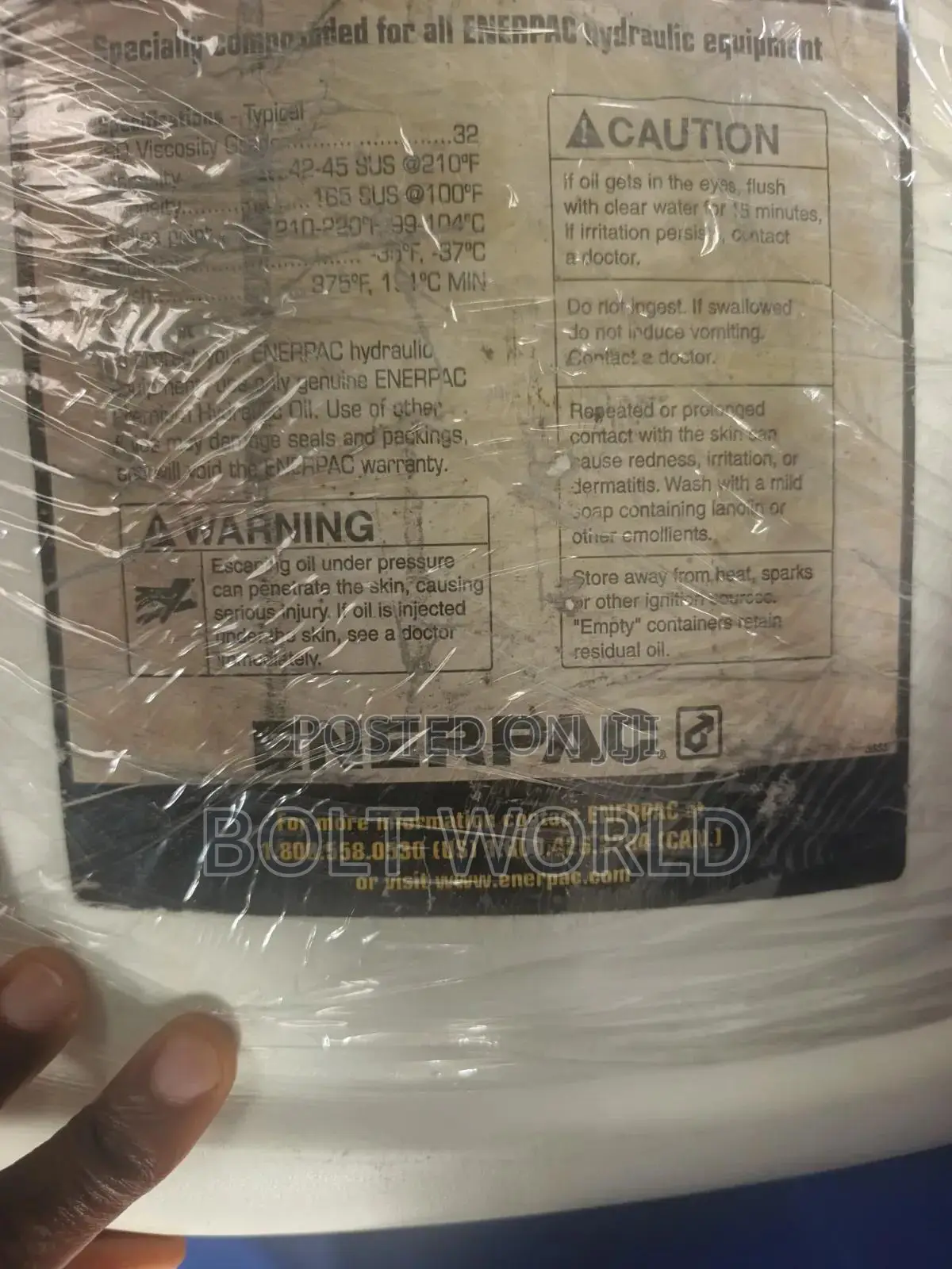 Original Enerpac Hydraulic Oil 10l