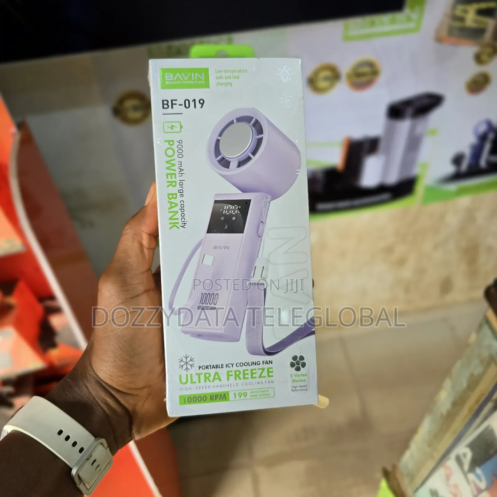 BAVIN BF-019 Portable Icy Cooling Fan