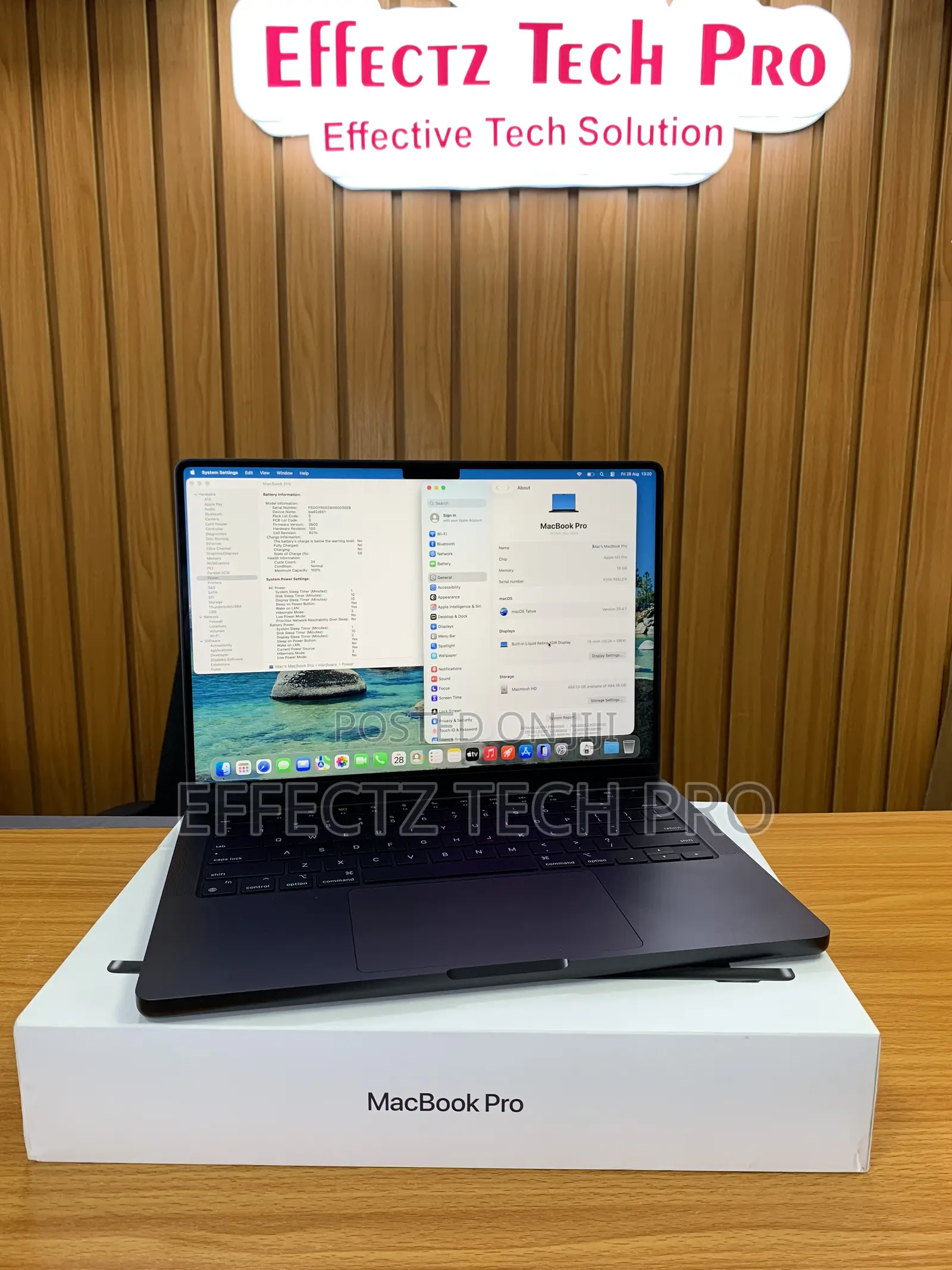 New Laptop Apple MacBook Pro 2023 M3 Pro 18GB Apple M3 Pro SSD 512GB