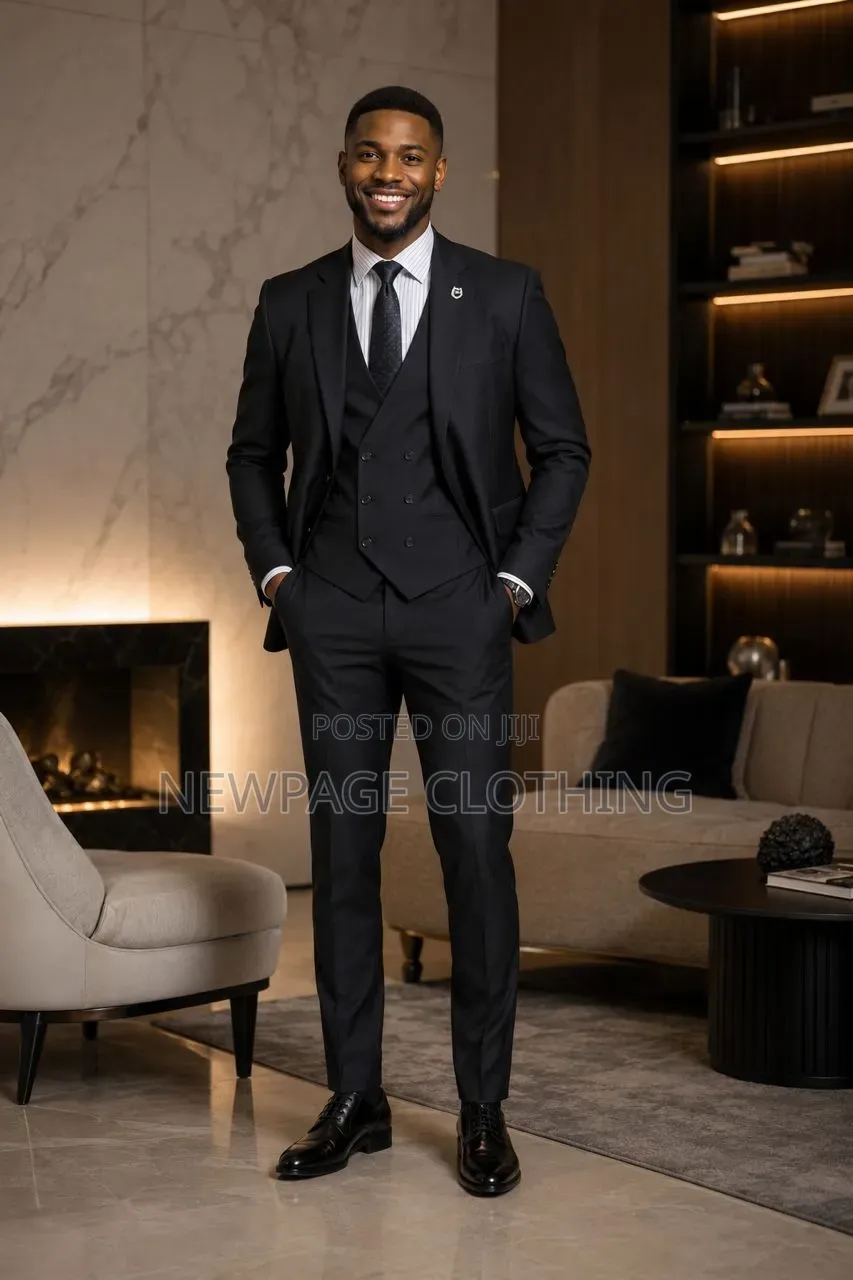 Not Every Man Can Pull Off in This 3 in 1 Black Blazer. Can You? 😎