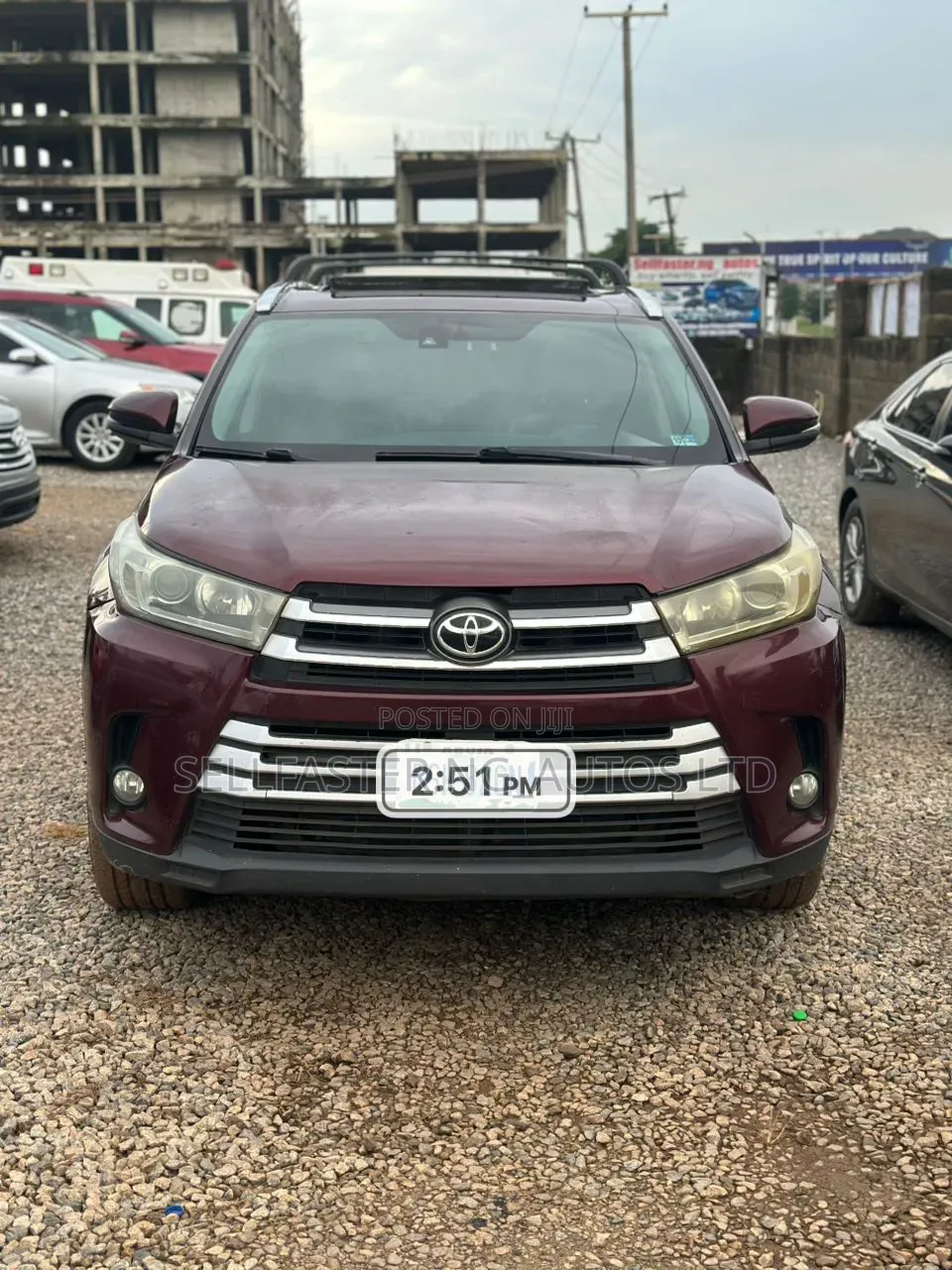 Toyota Highlander 2016 Maroon