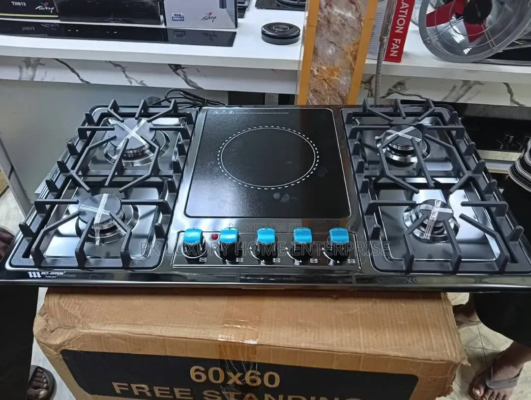 Inbuilt 4gas and Electric Stainless Gas