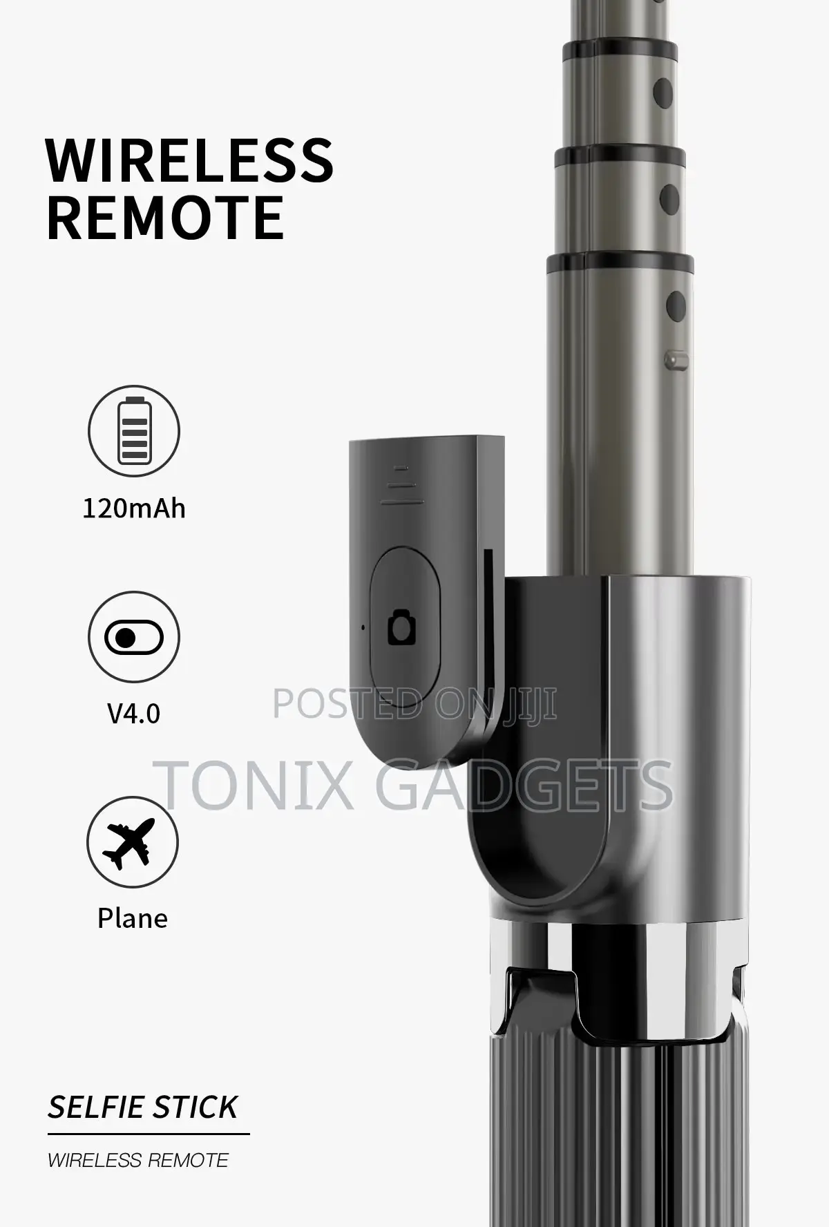 Stabilizer + Selfie Stick + Tripod for Smart Mobile Phones – L08