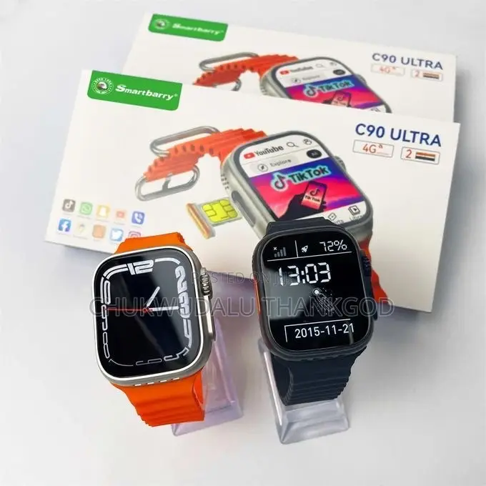 C90 Ultra 4G Smart Watch With SIM Card 64GB ROM