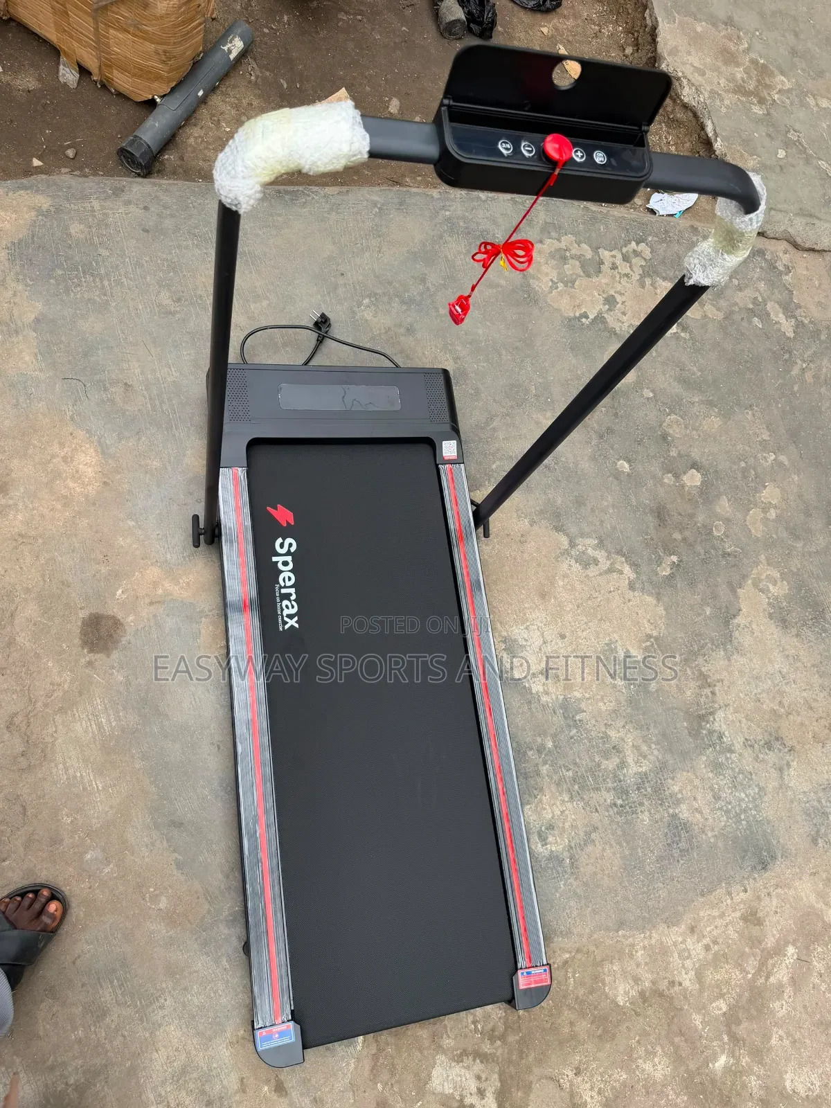 Original Portable 2hp Platform Treadmill With Manual Incline and Key